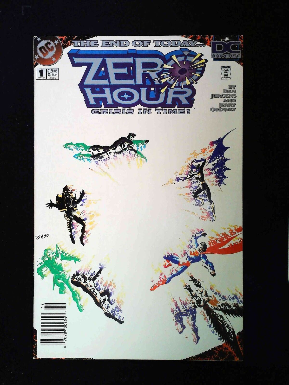 Zero Hour Crisis In Time #1 Dc Comics 1994 Vf+ Newsstand