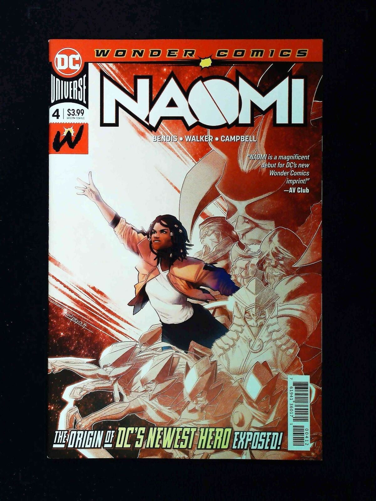 Naomi #4B Dc Comics 2019 Nm Variant Cover