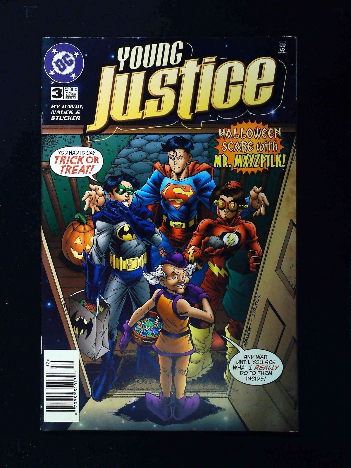 Young Justice #3 Dc Comics 1998 Vf+ Newsstand