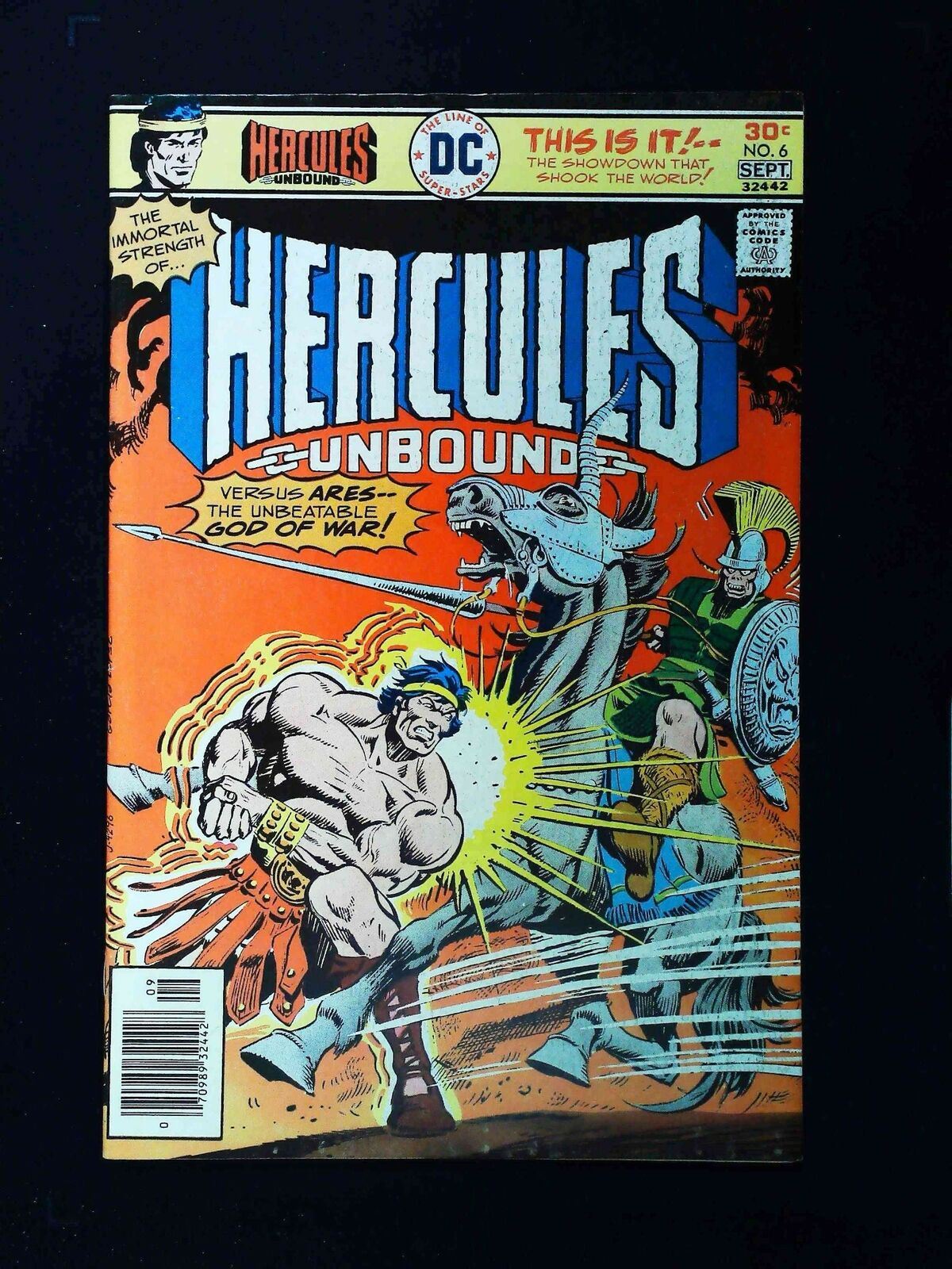 Hercules Unbound #6 Dc Comics 1976 Vf Newsstand