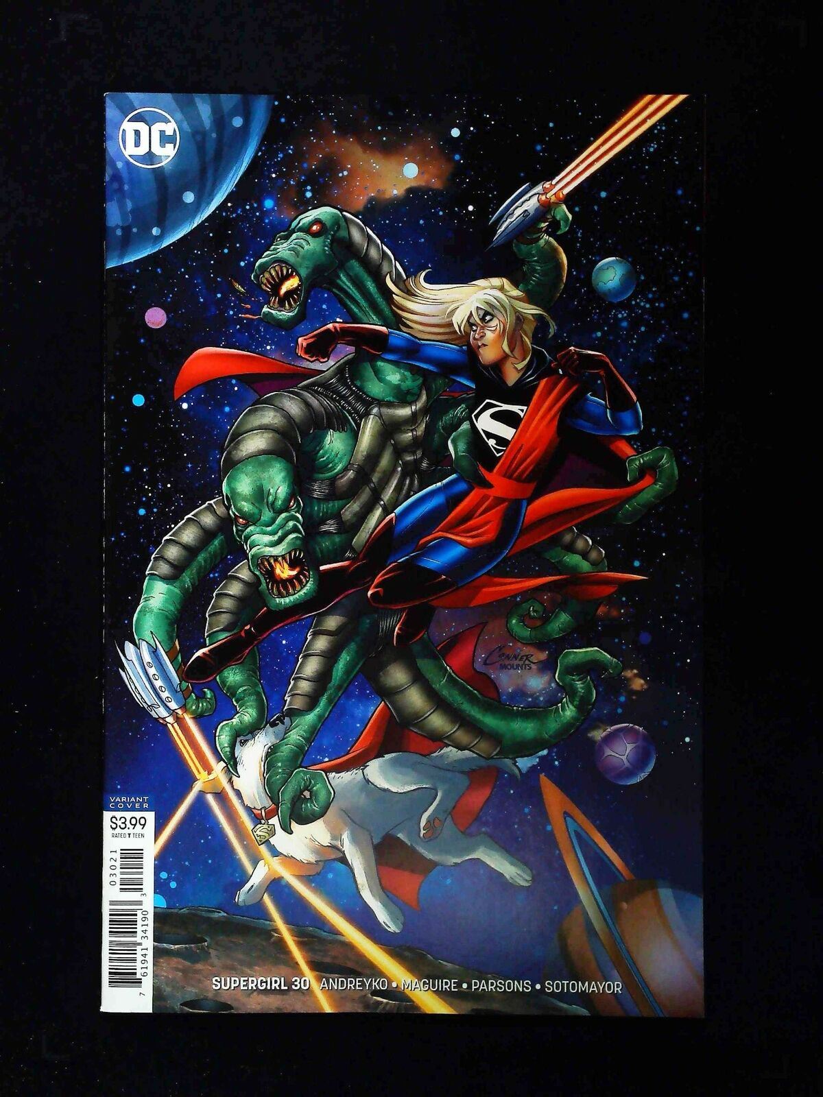 Supergirl #30B Dc Comics 2019 Vf/Nm Variant Cover By Amanda Conner