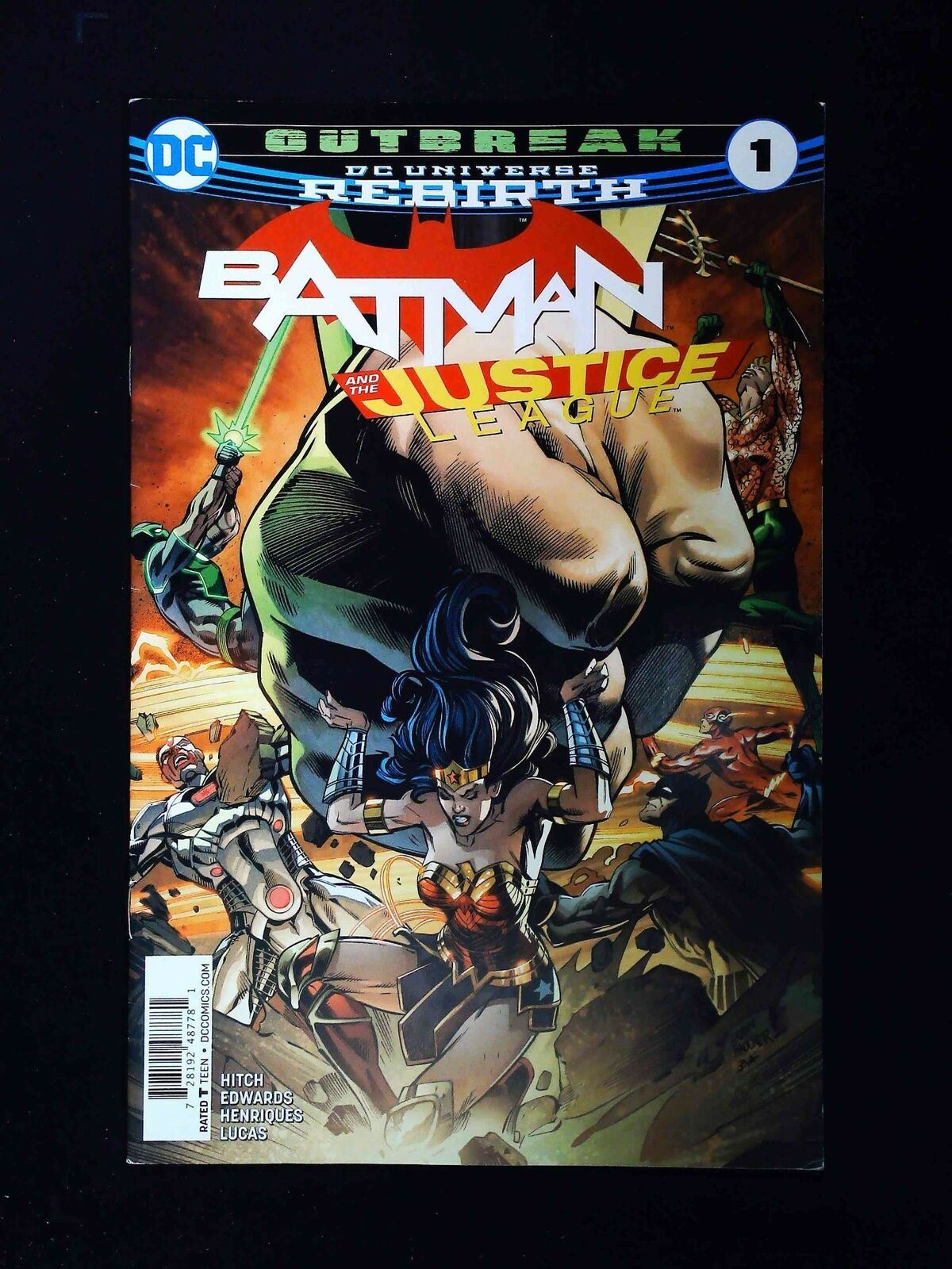 Batman And Justice League Outbreak #1 Dc Comics 2017 Vf+