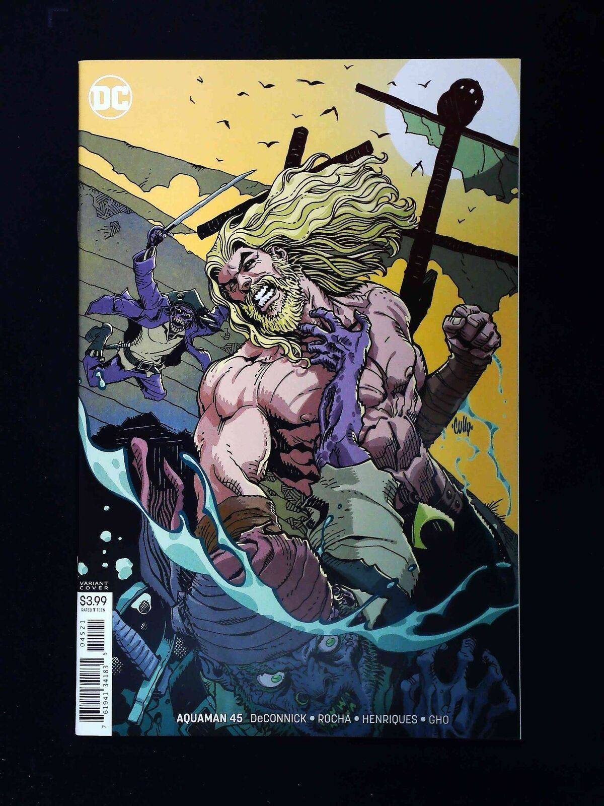 Aquaman #45B (6Th Series) Dc Comics 2019 Nm+ Hammer Variant