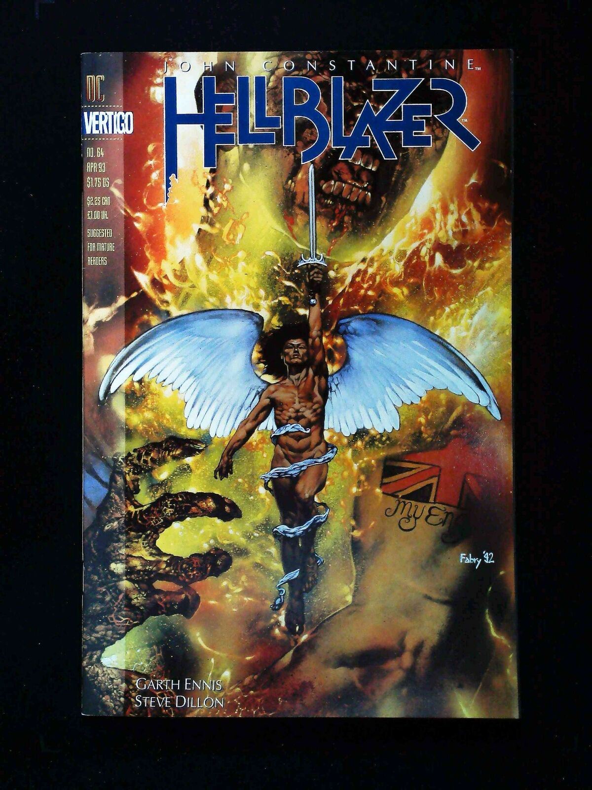 Hellblazer #64 Dc/Vertigo Comics 1993 Nm-