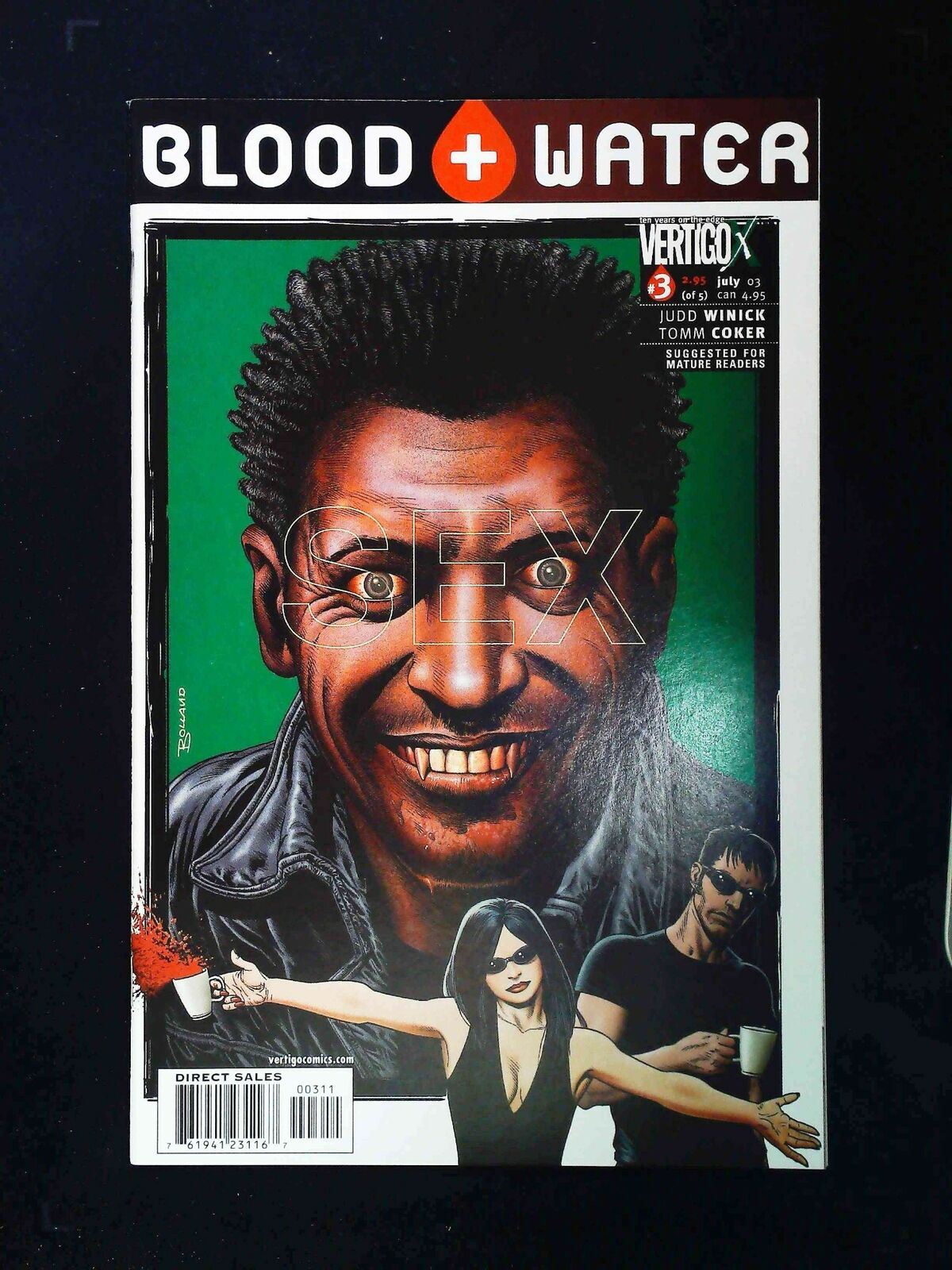 Blood And Water #3 Dc/Vertigo Comics 2003 Vf/Nm