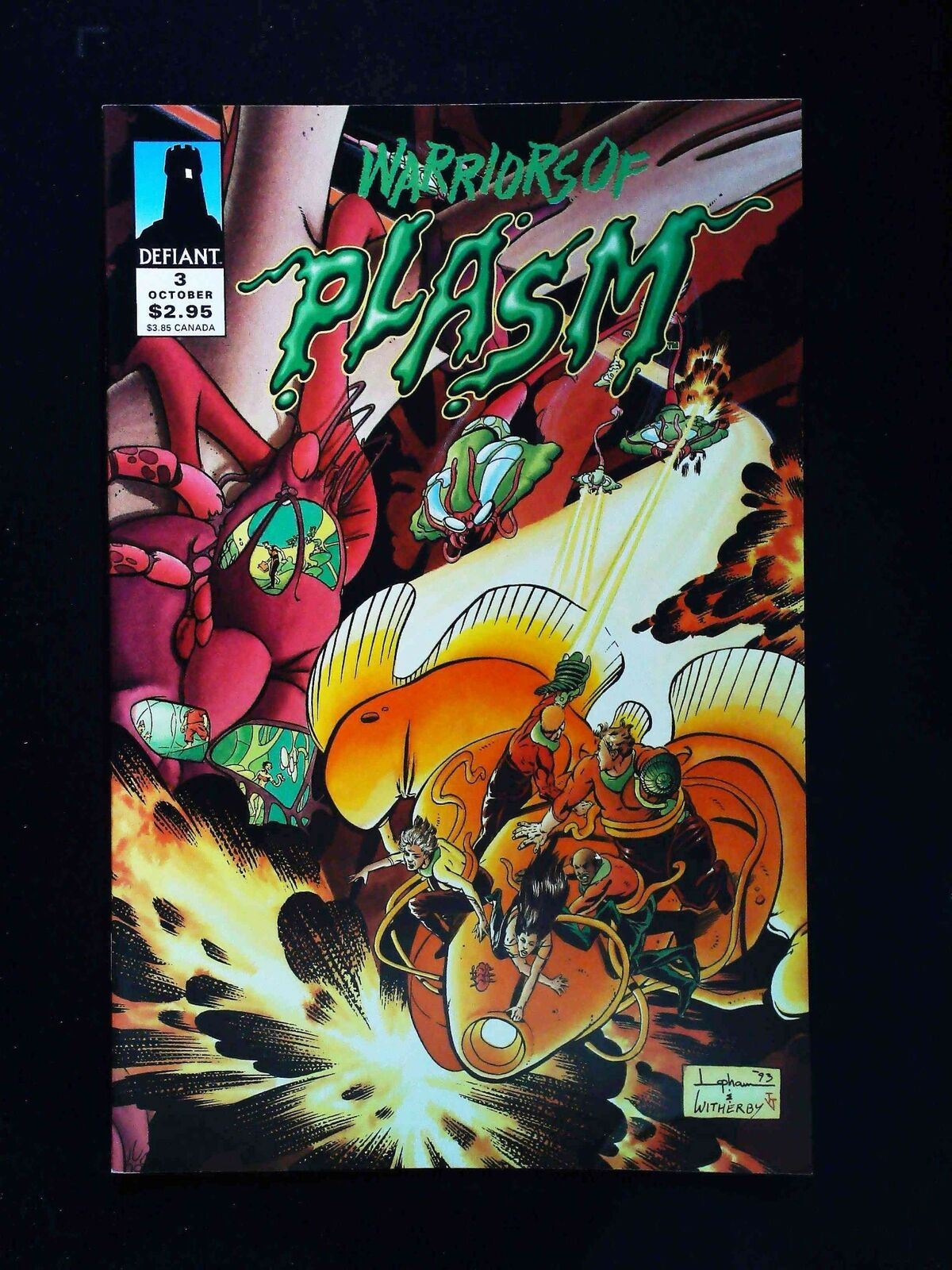 Warriors Of Plasm #3 Defiant Comics 1993 Nm-