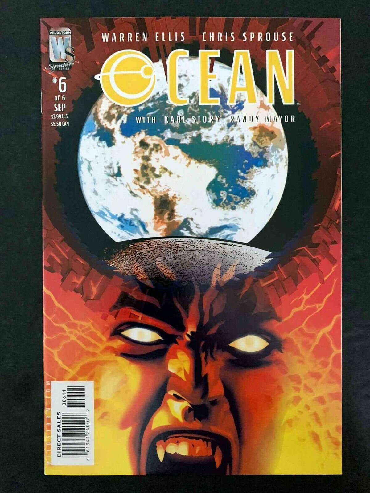 Ocean Full Set #1,2,3,4,5,6 Dc/Wildstorm Comics 2004-2005 Vf/Nm
