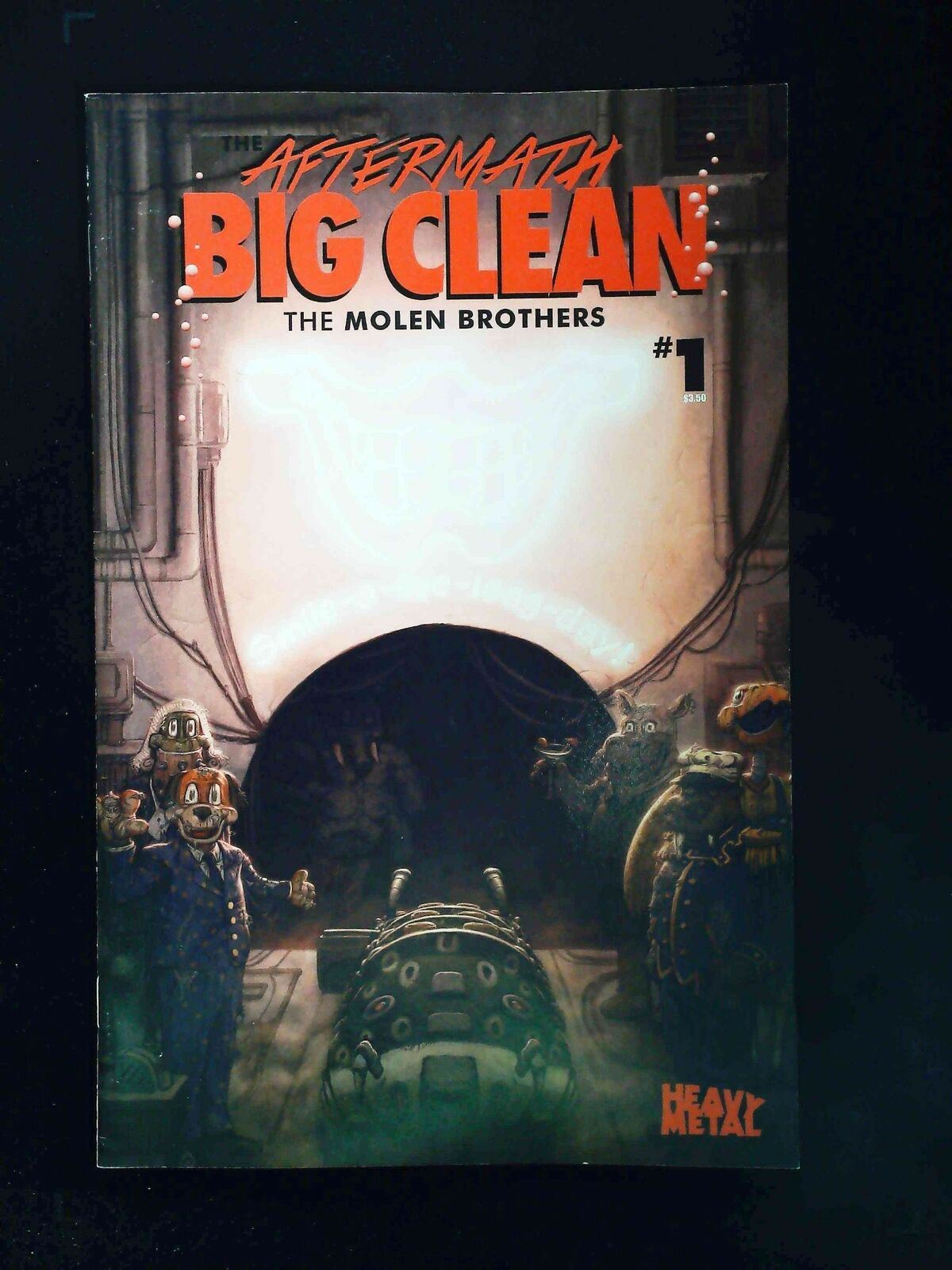 Aftermath Big Clean #1B Heavy Metal Comics 2016 Vf+ Molen Variant
