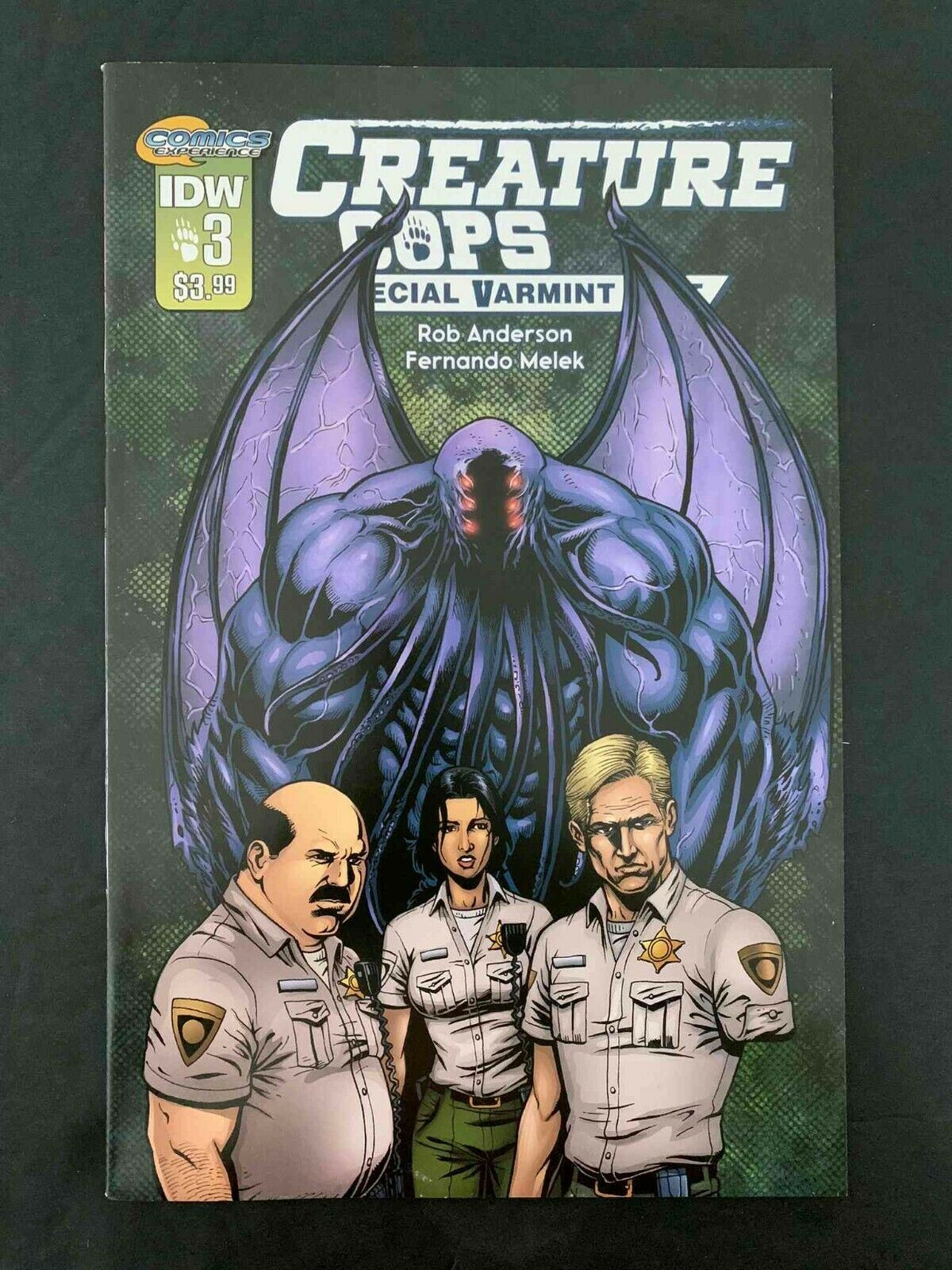 Creature Cops Special Varmint Unit Full Set #1,2,3 Idw Comics 2015 Vf/Nm