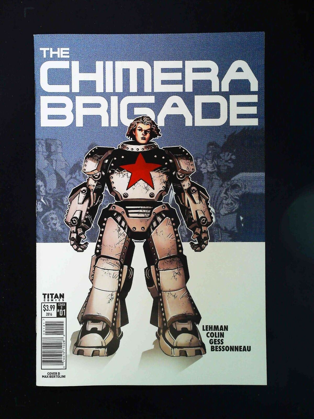 Chimera Brigade #1D Titan Comics 2016 Nm Bertolini Variant