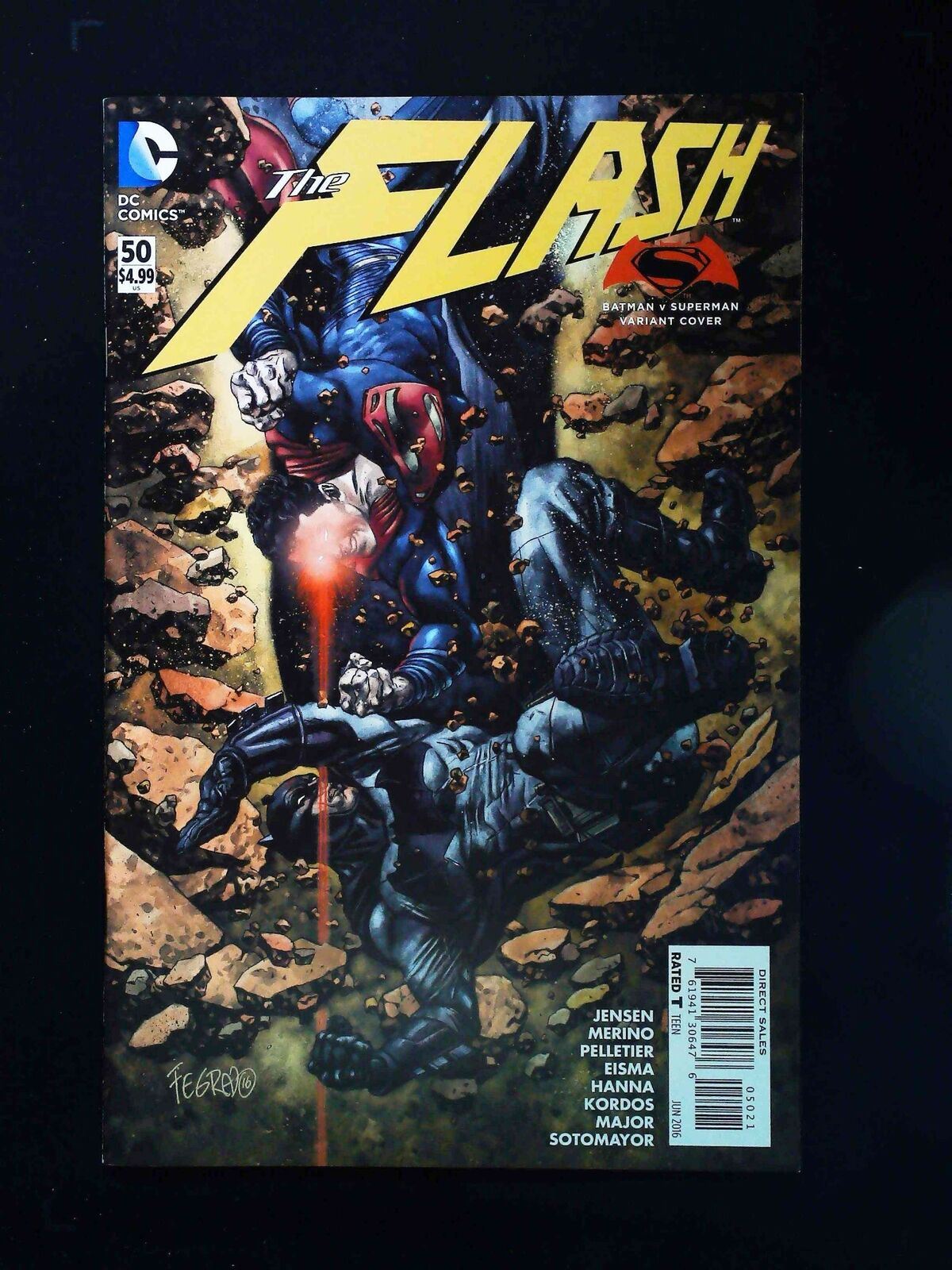 Flash #50B (4Th Series) Dc Comics 2016 Vf/Nm Fegredo Variant