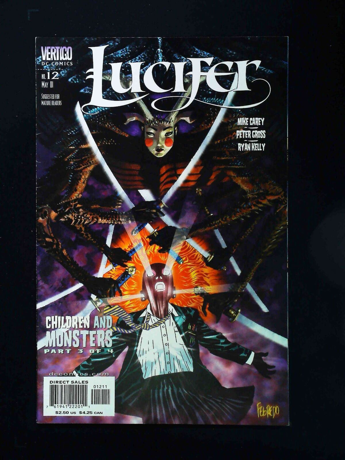 Lucifer #12 Dc/Vertigo Comics 2001 Vf