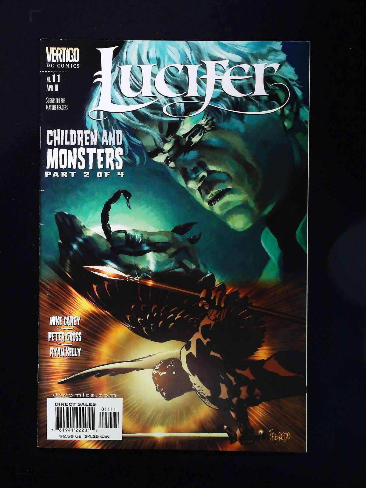Lucifer #11 Dc/Vertigo Comics 2001 Vf