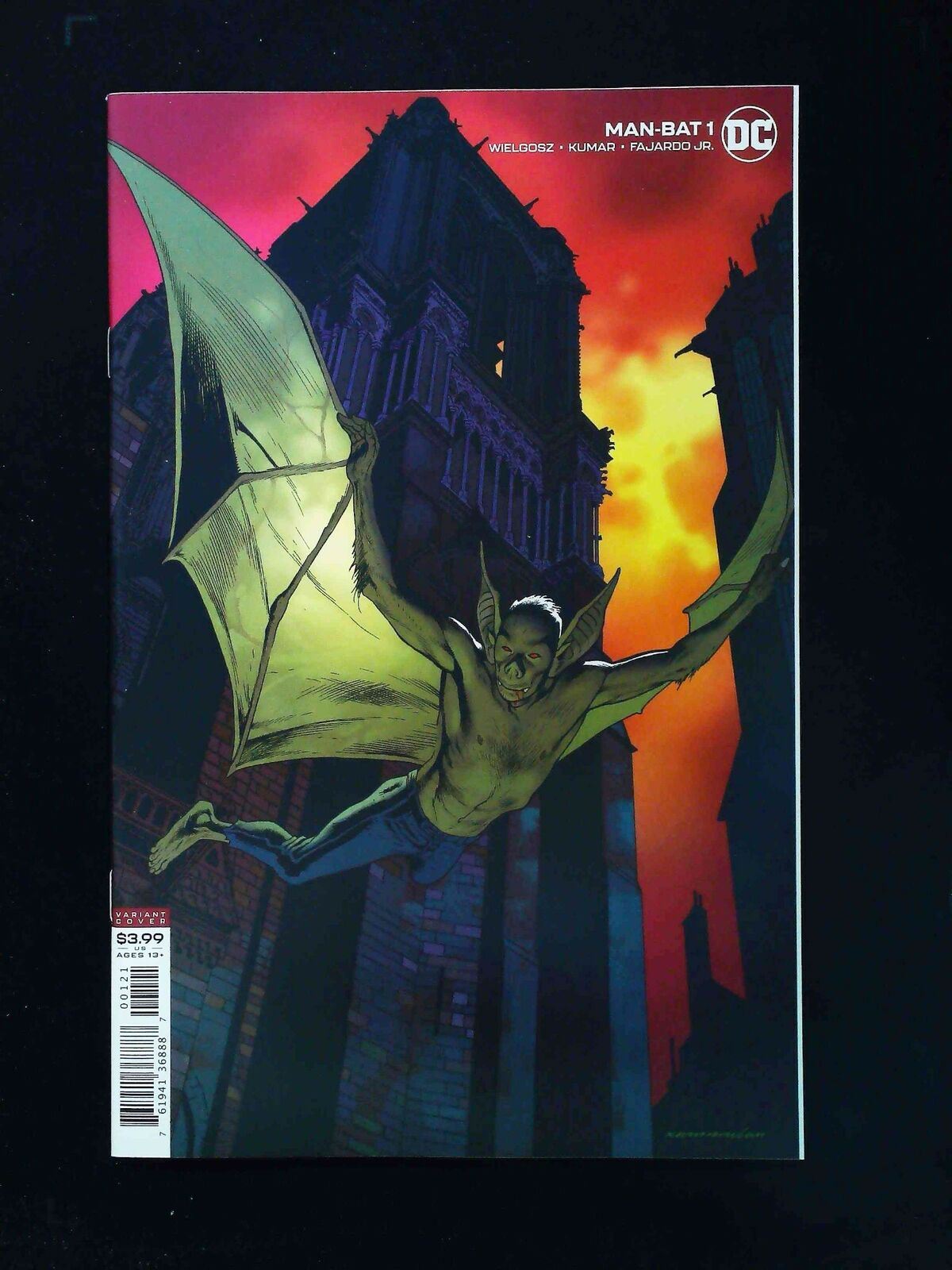 Man-Bat #1B Dc Comics 2021 Nm+ Nowland Variant