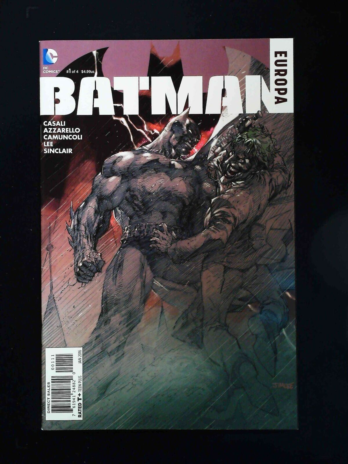 Batman Europa #1 Dc Comics 2016 Nm-