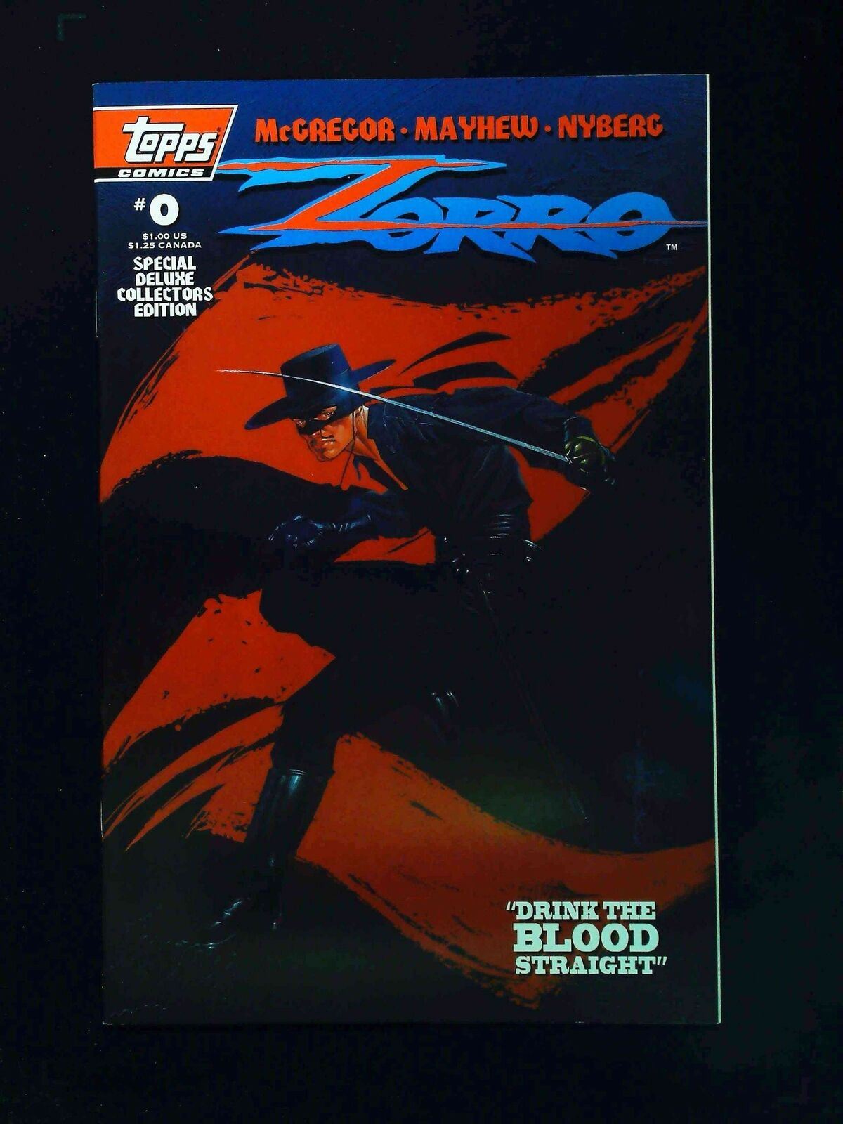 Zorro #0 Topps Comics 1993 Nm+