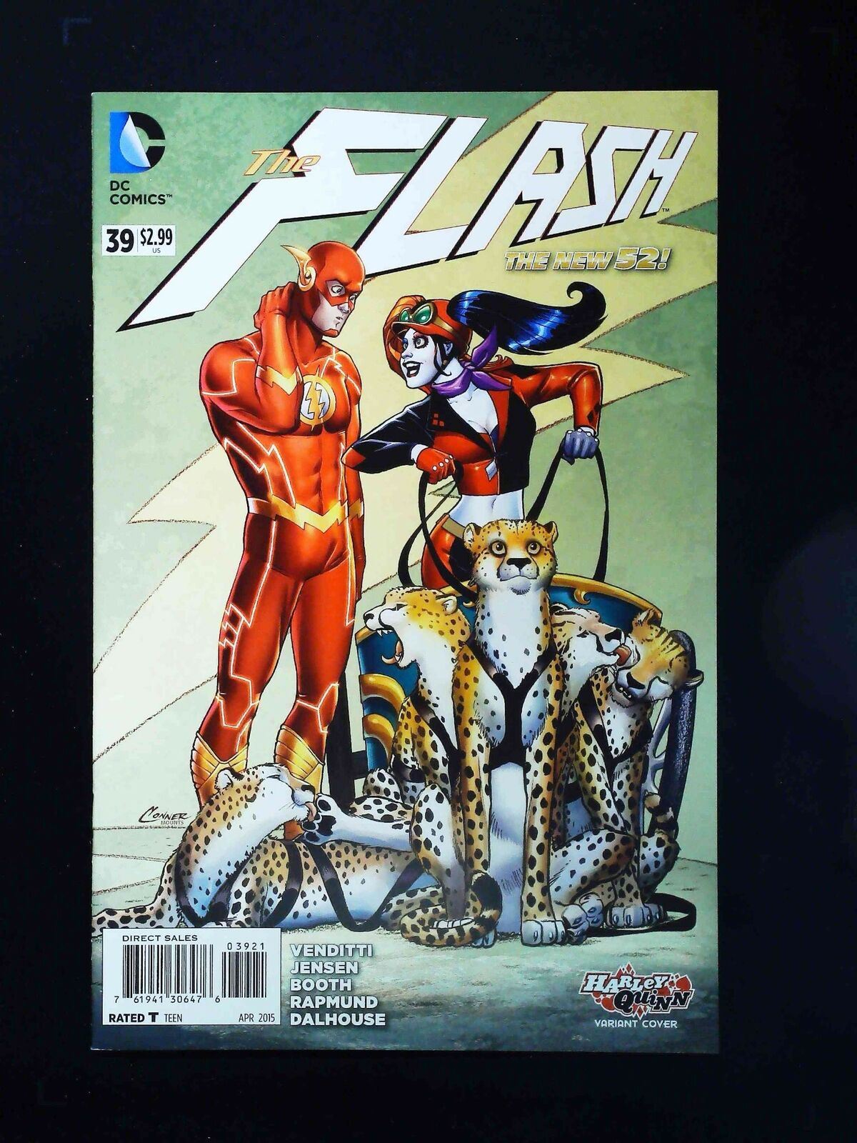 Flash #39B (4Th Series) Dc Comics 2015 Nm- Variant Cover