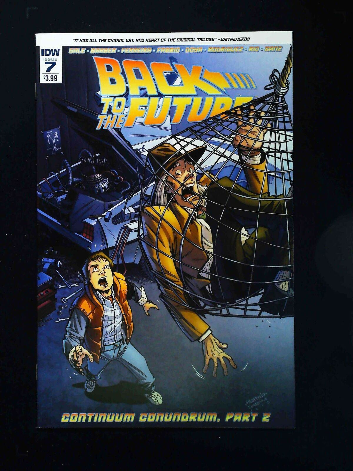 Back To The Future #7 Idw Comics 2016 Nm+