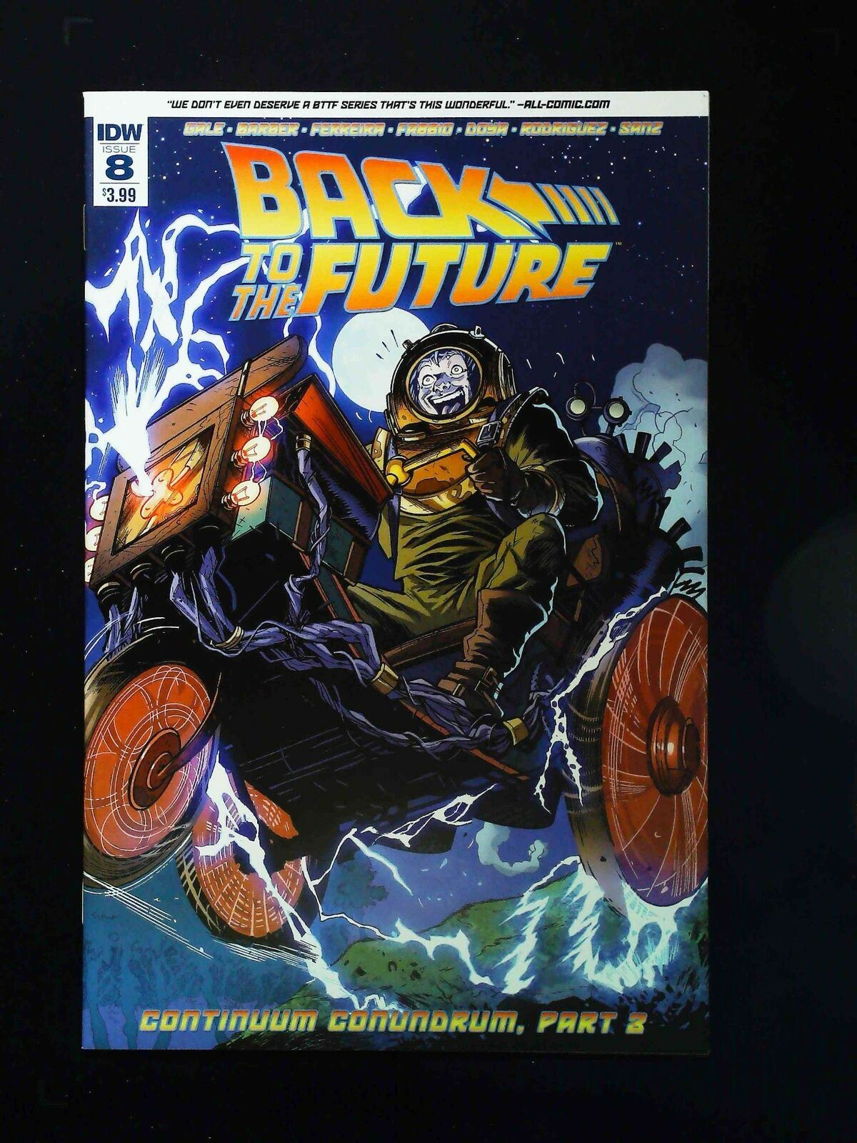 Back To The Future #8 Idw Comics 2016 Nm
