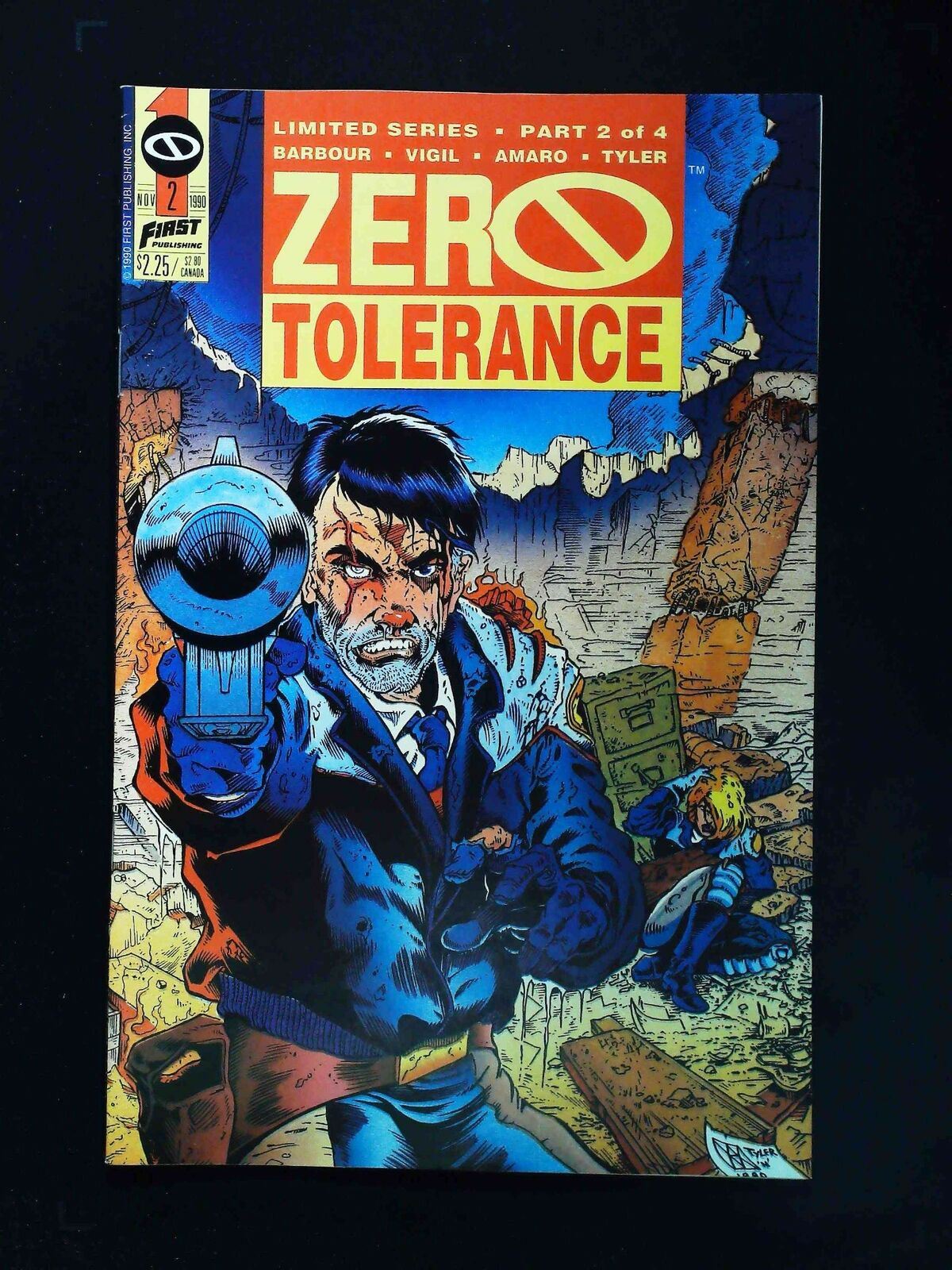 Zero Tolerance #2 First Comics 1990 Vf+