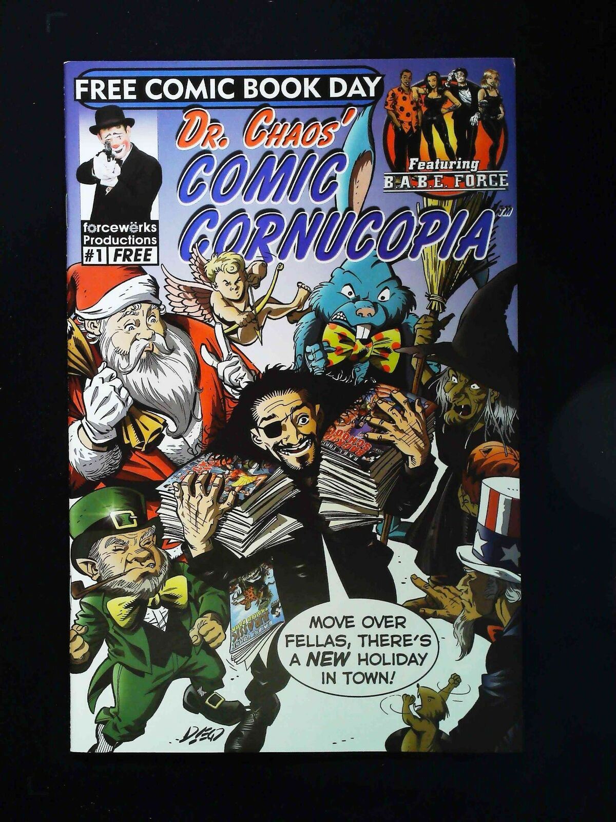 Doctor Chaos Comic Cornucopia Babe Fcbd #1 Forceweks Comics 2004 Nm-