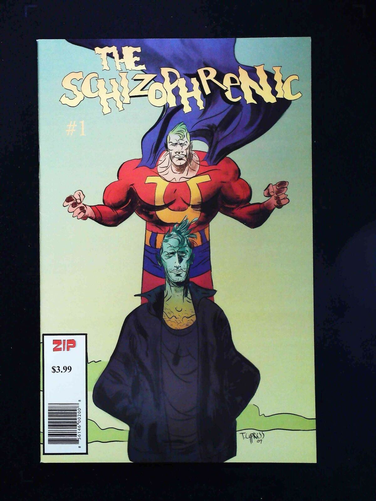 Schizophrenic #1 Zip Comics 2010 Vf+
