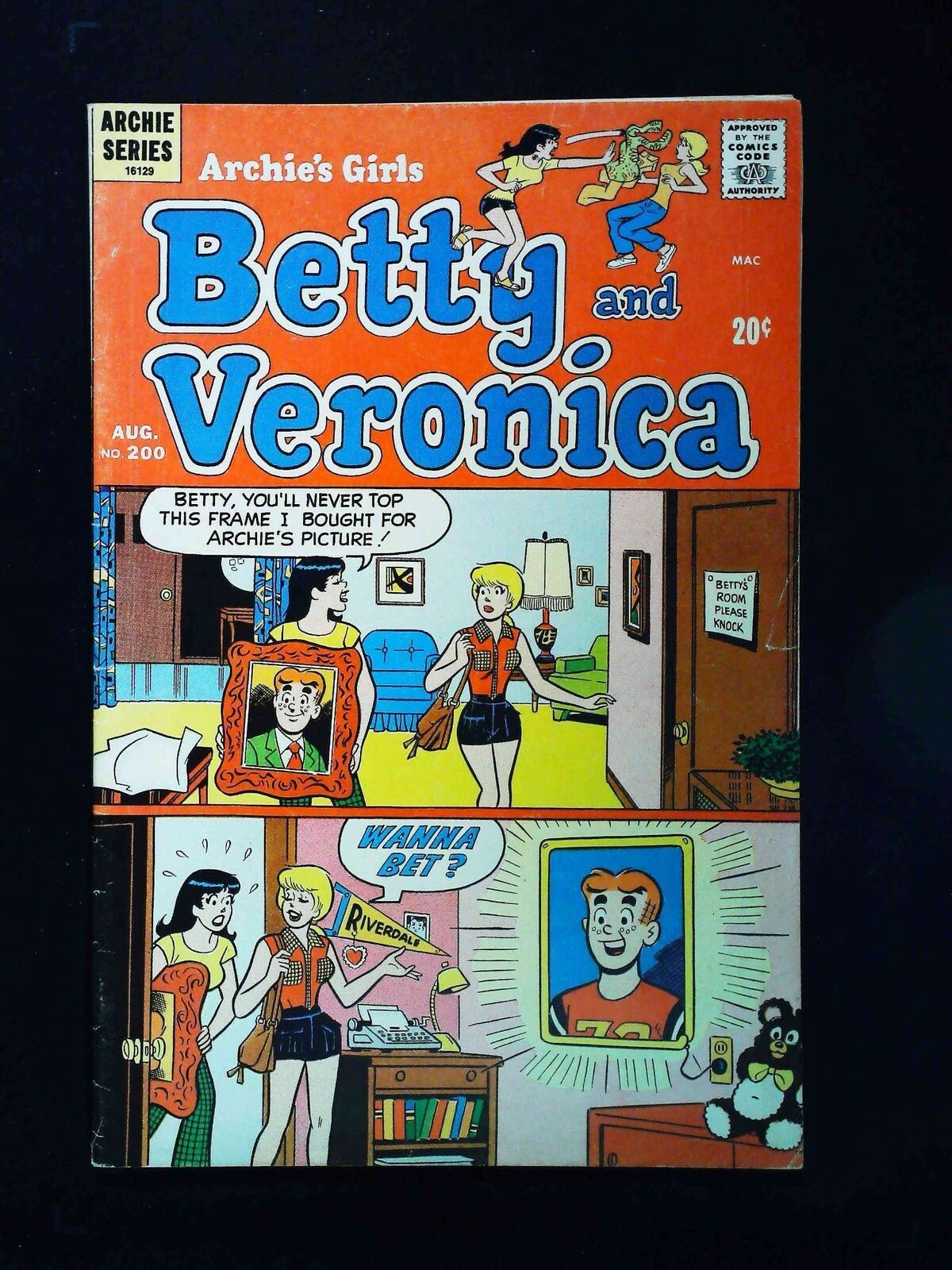 Archie'S Girls Betty And Veronica #200 Archie Comics 1972 Fn-
