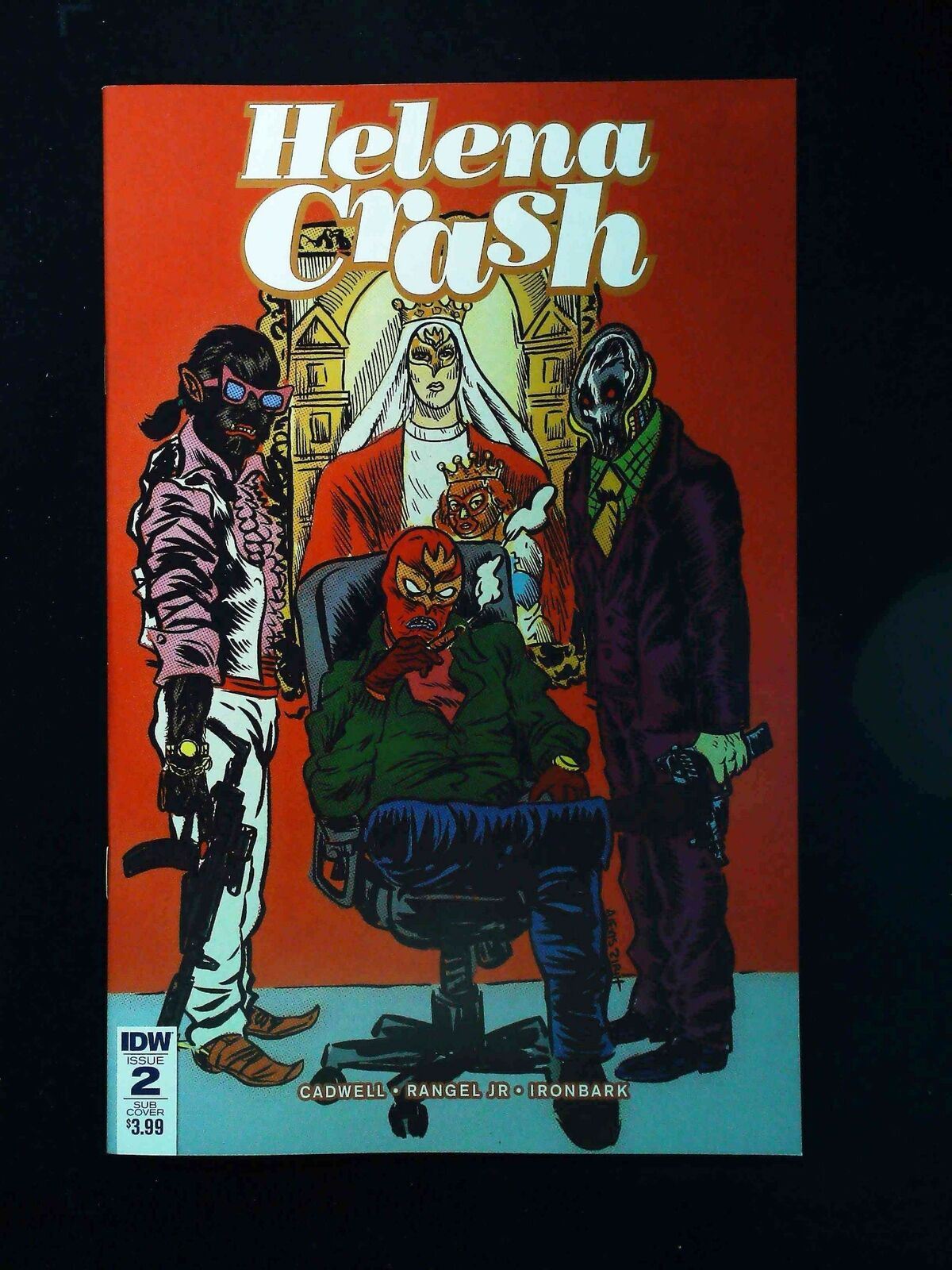 Helena Crash #2Sub Idw Comics 2017 Nm+ Ziritt Variant