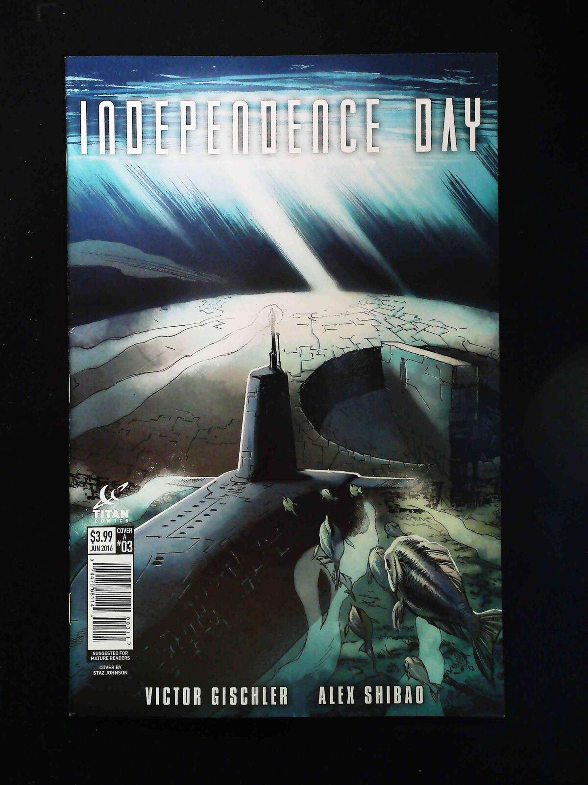 Independence Day #3 Titan Comics 2016 Vf/Nm