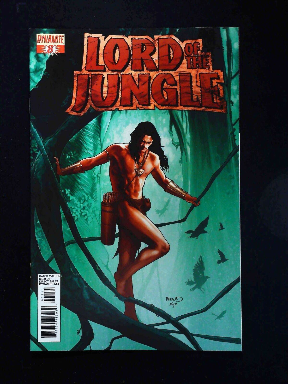 Lord Of The Jungle #8B Dynamite Comics 2012 Nm Renaud Variant