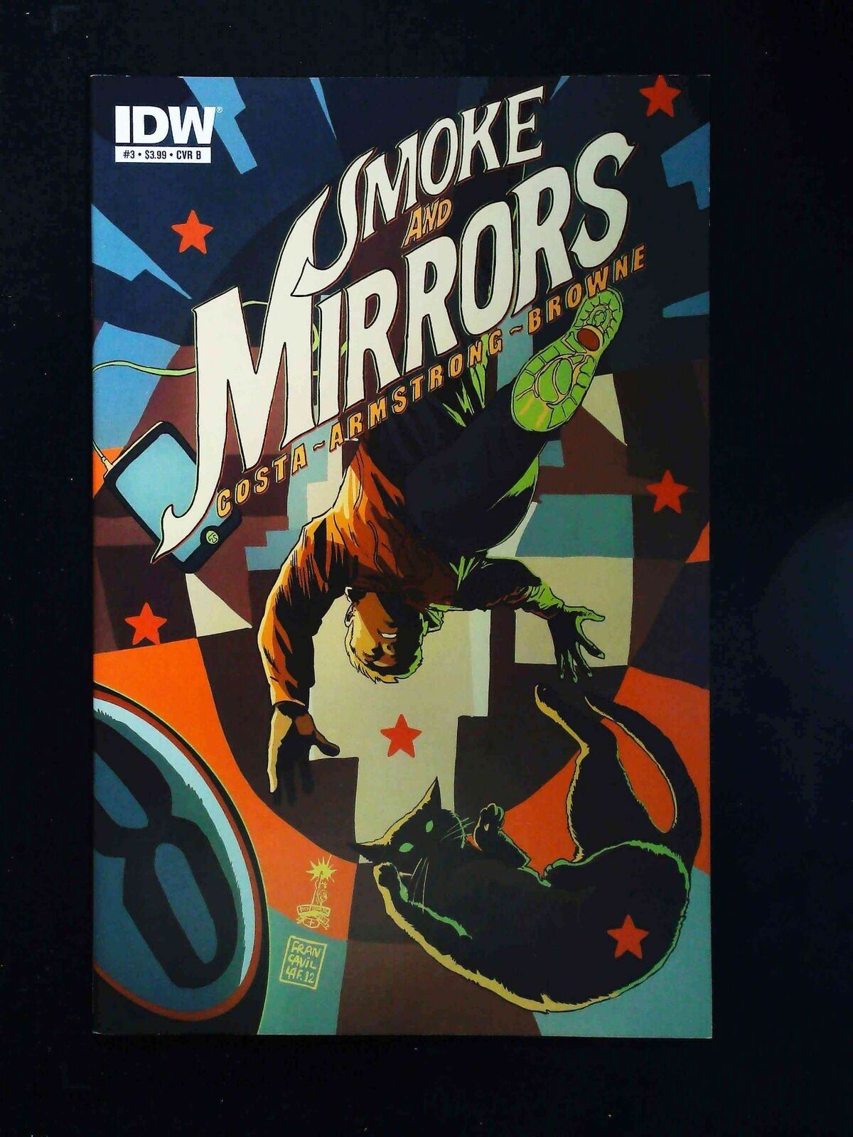 Smoke And Mirrors #3B Idw Comics 2012 Nm Variant Cover