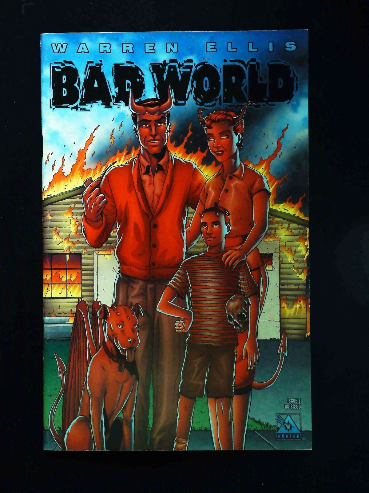 Bad World #2 Avatar Comics 2001 Vf+