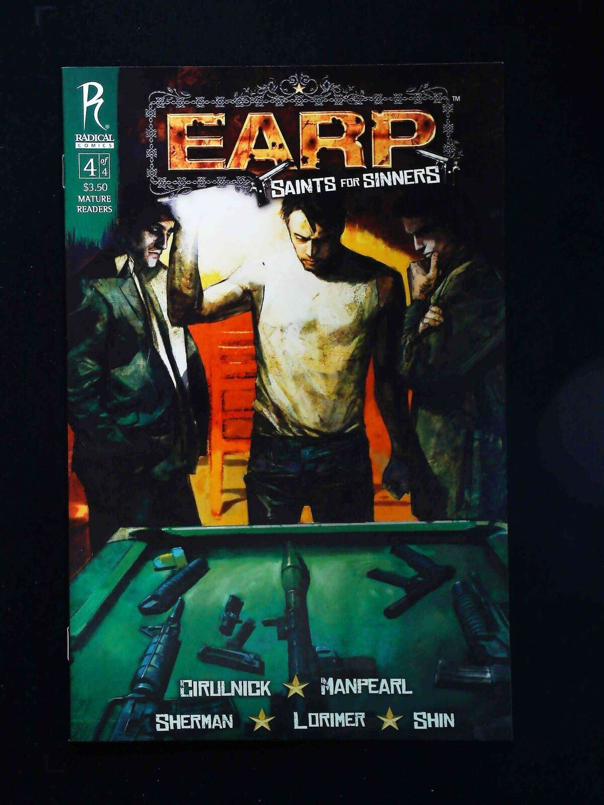 Earp Saints For Sinners #4 Radical Comics 2011 Nm