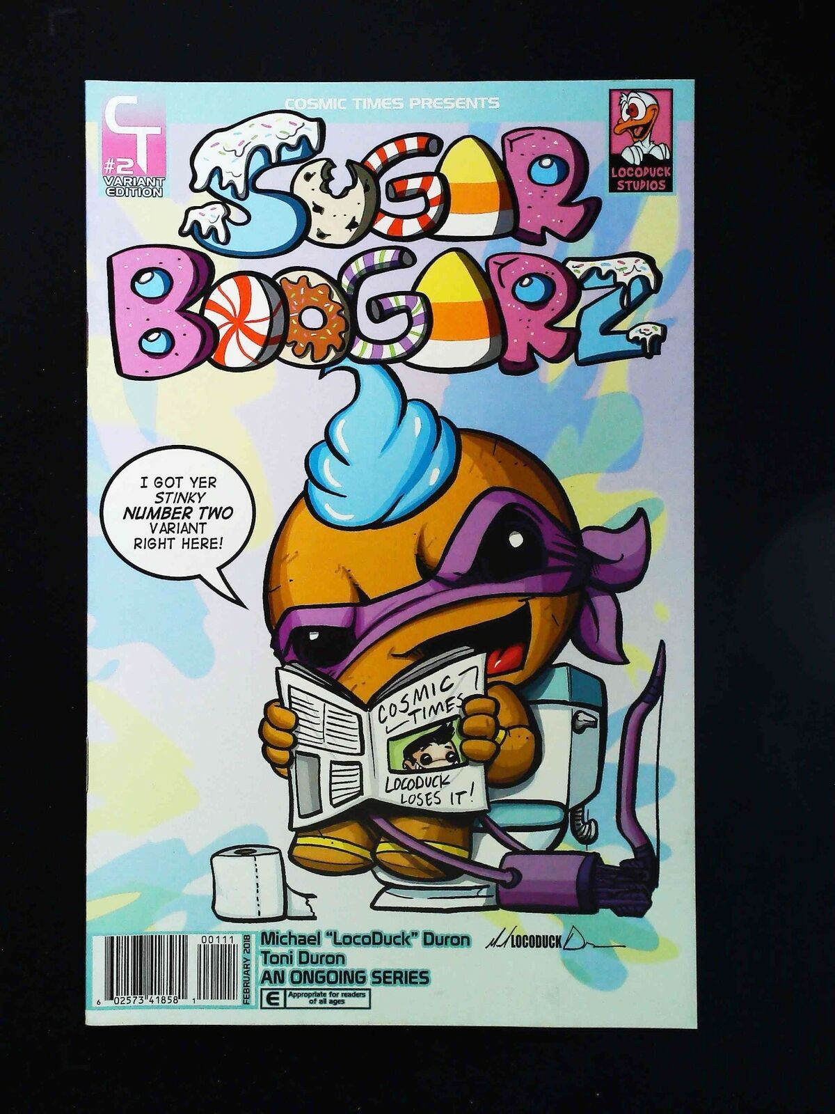 Sugar Boogarz #2 Cosmic Times Comics 2018 Vf/Nm