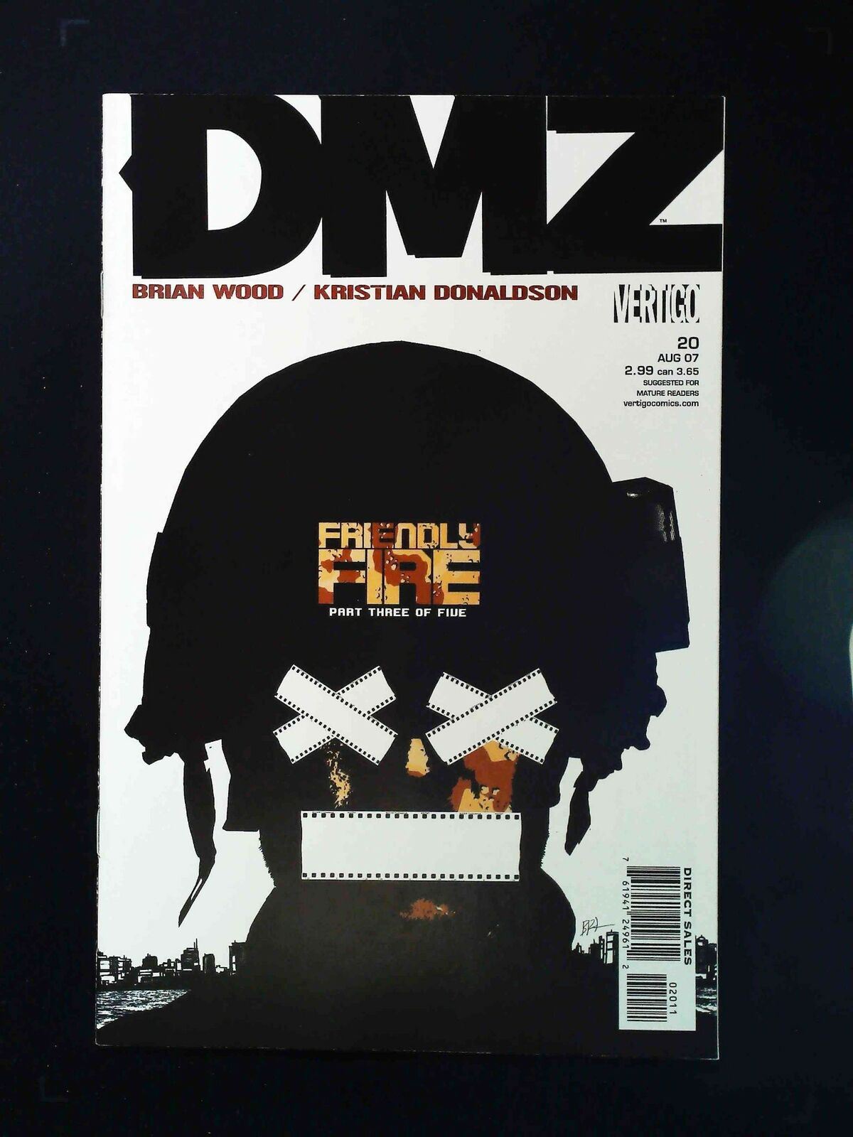 Dmz #20 Dc/Vertigo Comics 2007 Vf/Nm