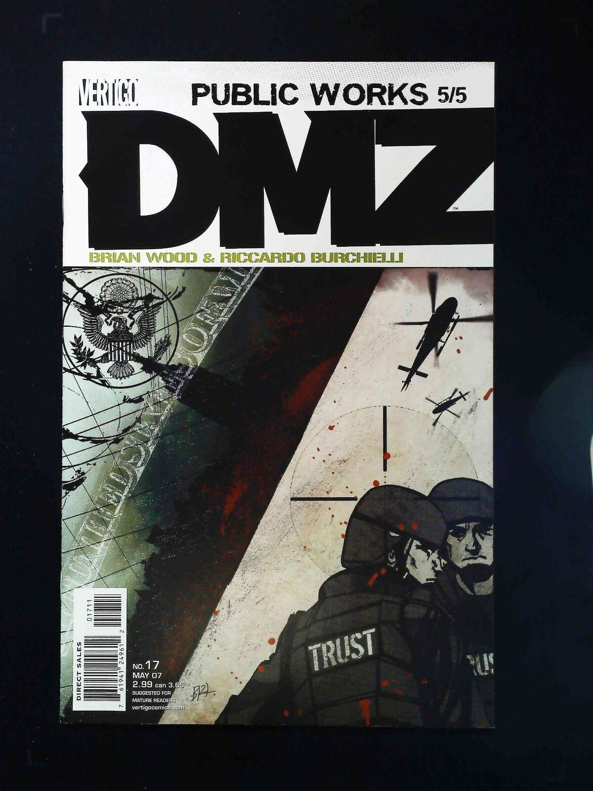 Dmz #17 Dc/Vertigo Comics 2007 Nm-