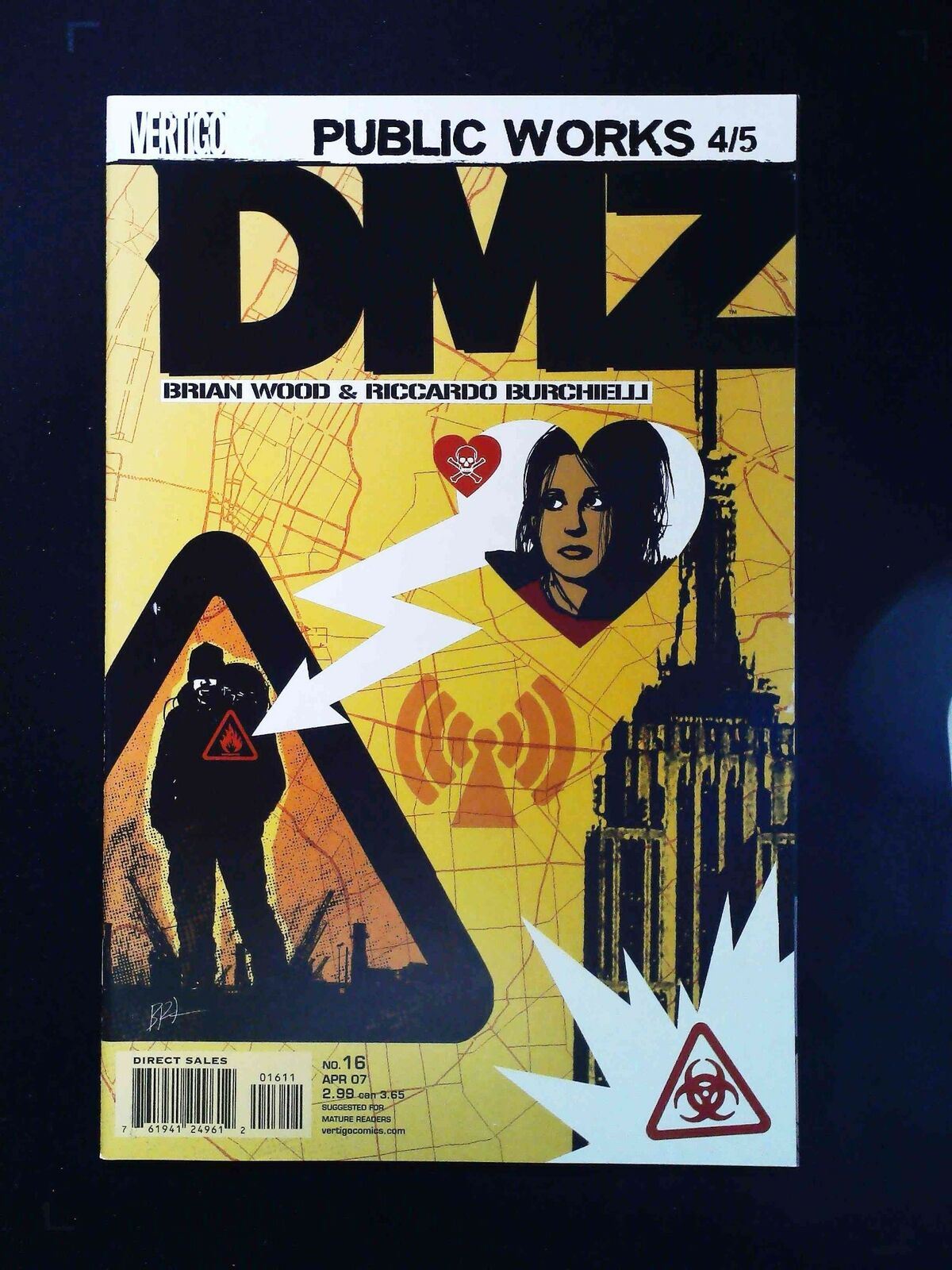 Dmz #16 Dc/Vertigo Comics 2007 Vf/Nm