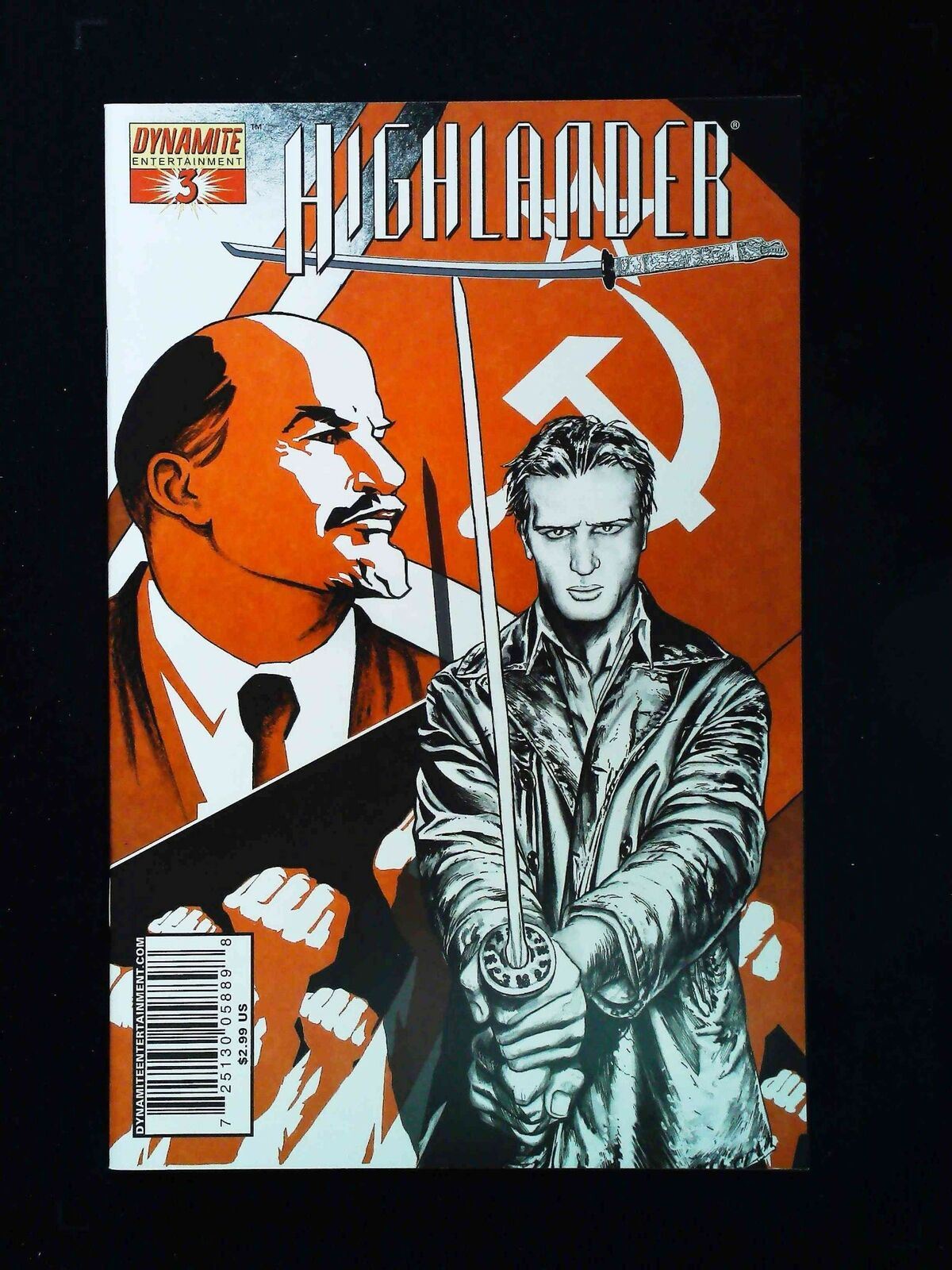 Highlander #3B Dynamite Comics 2007 Nm+ Sadowski Variant