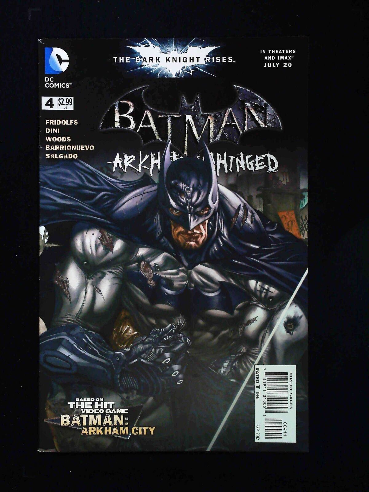 Batman Arkham Unhinged #4 Dc Comics 2012 Vf+