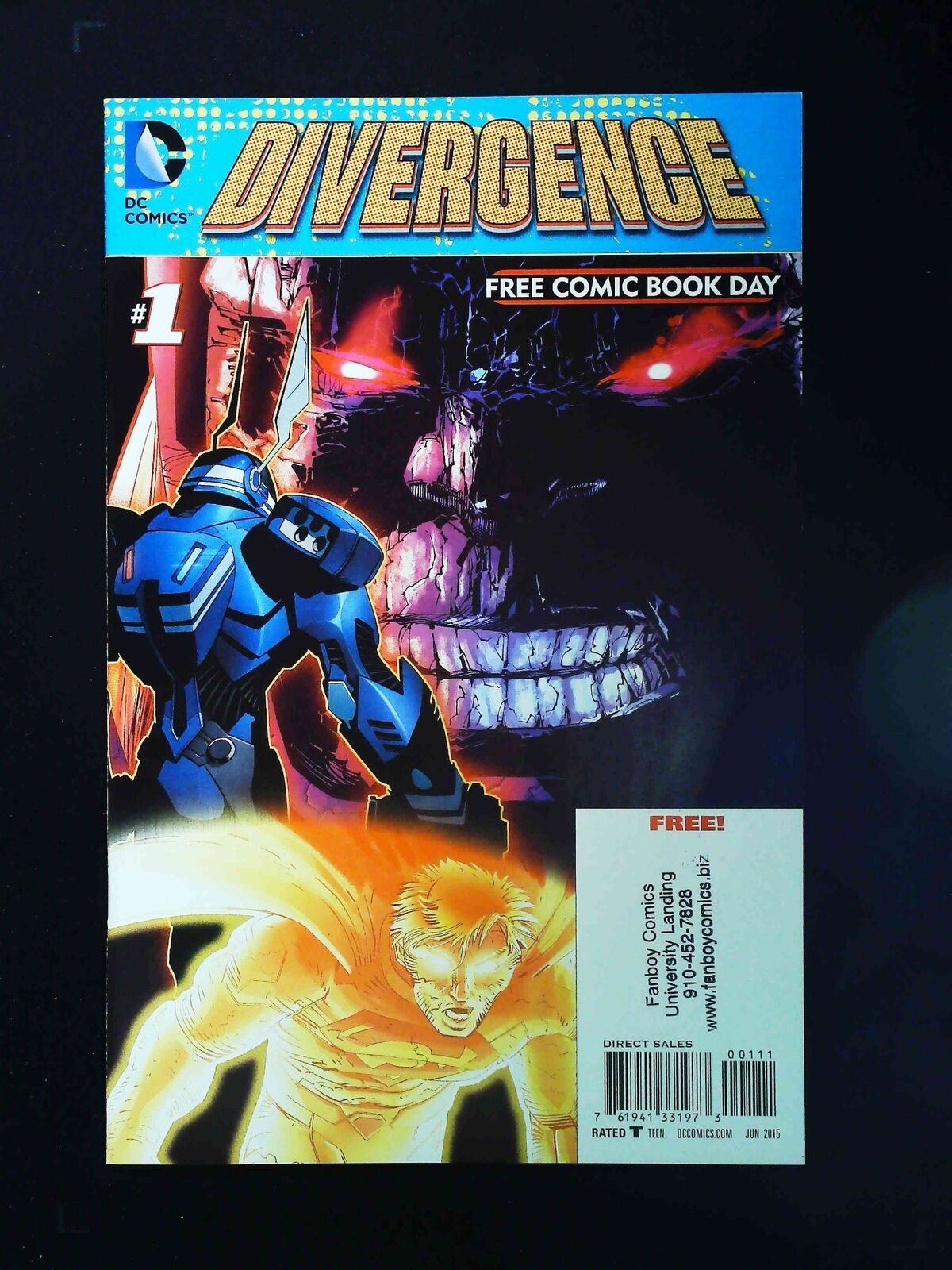 Divergence Fcbd #1 Dc Comics 2015 Nm-