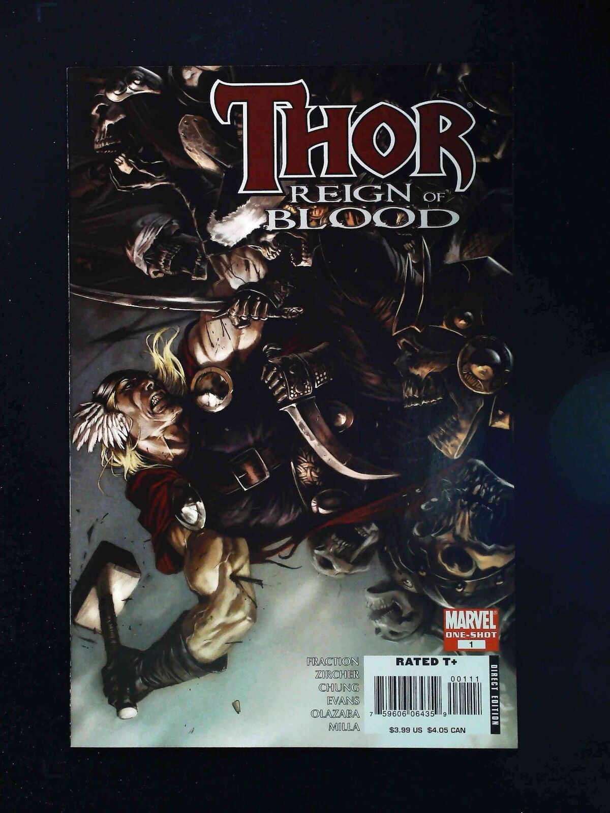 Thor Reign Of Blood #1 Marvel Comics 2008 Vf/Nm