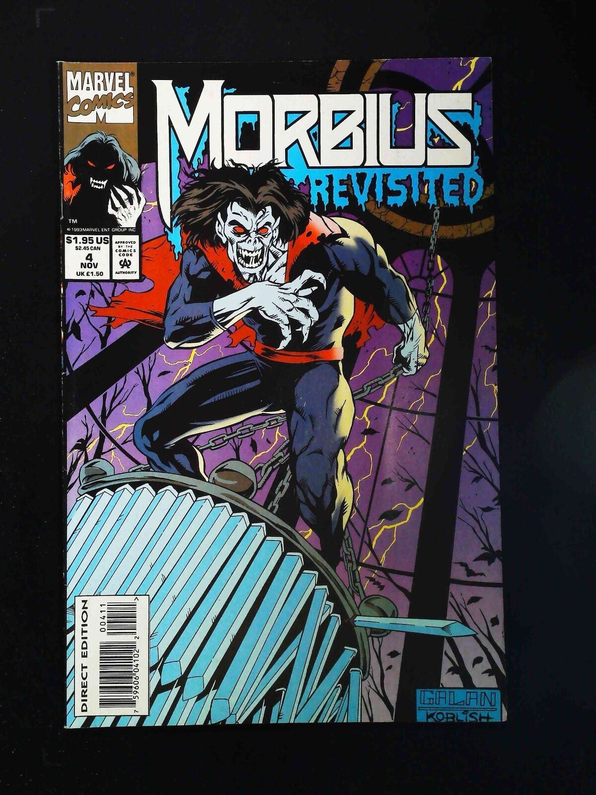 Moribius Revisited #4 Marvel Comics 1993 Vf+