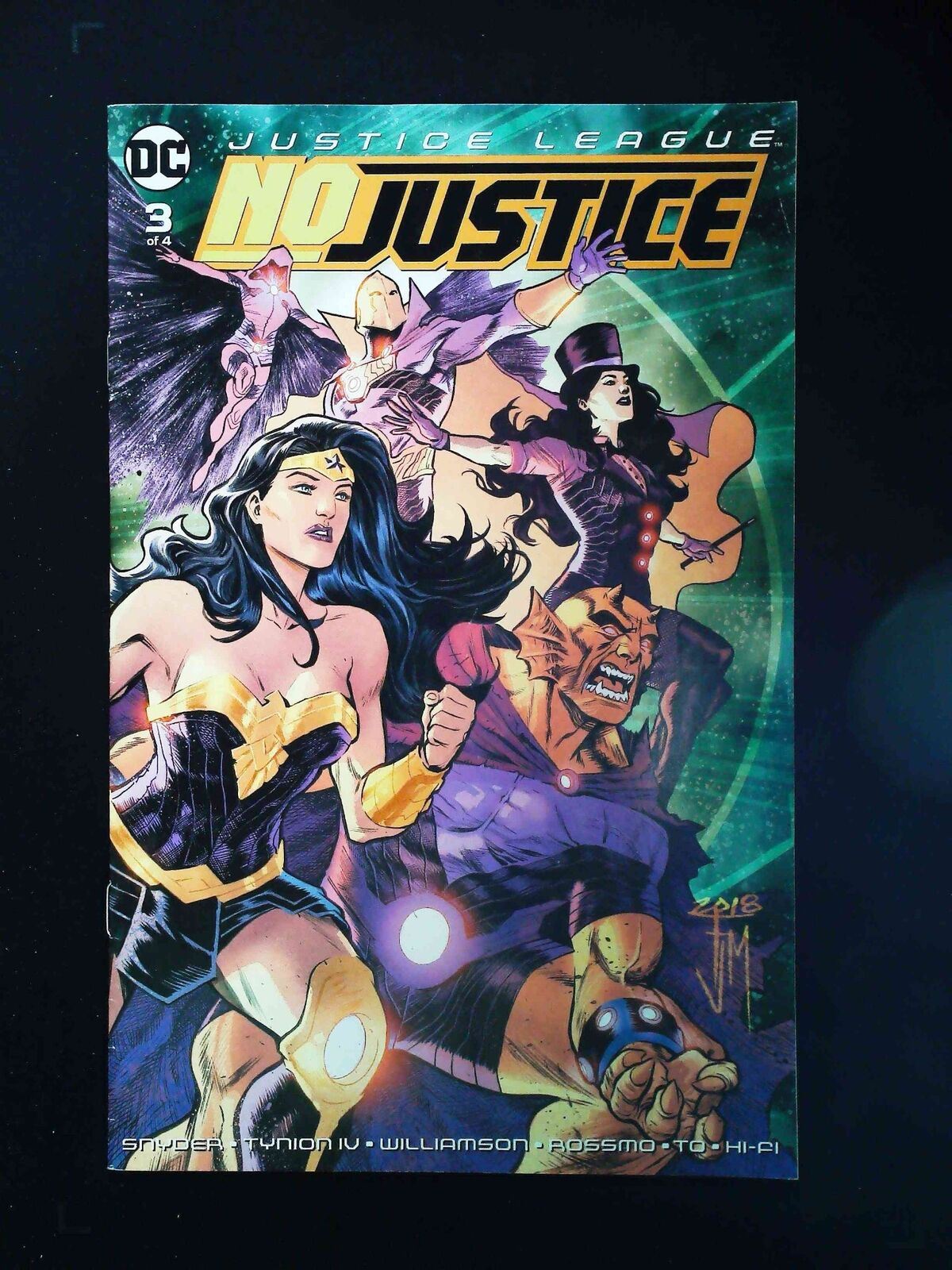 Justice League No Justice #3 Dc Comics 2018 Vf+