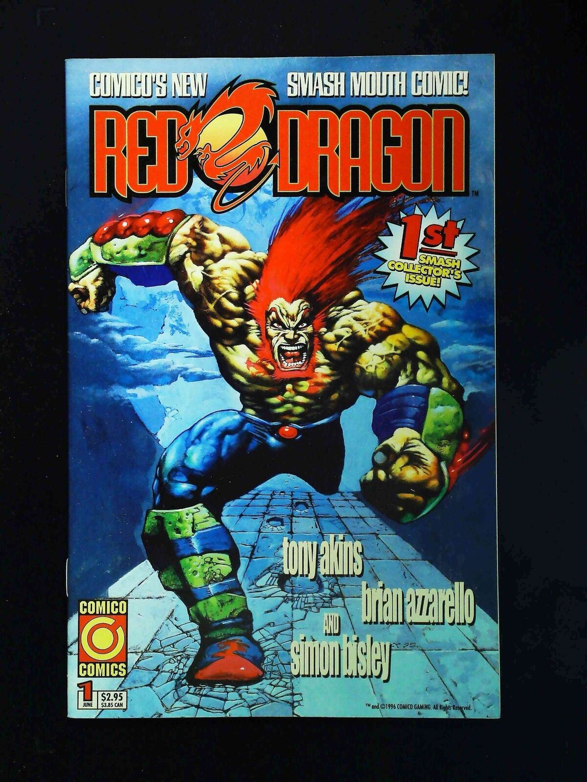 Red Dragon #1 Comico Comics 1996 Vf+