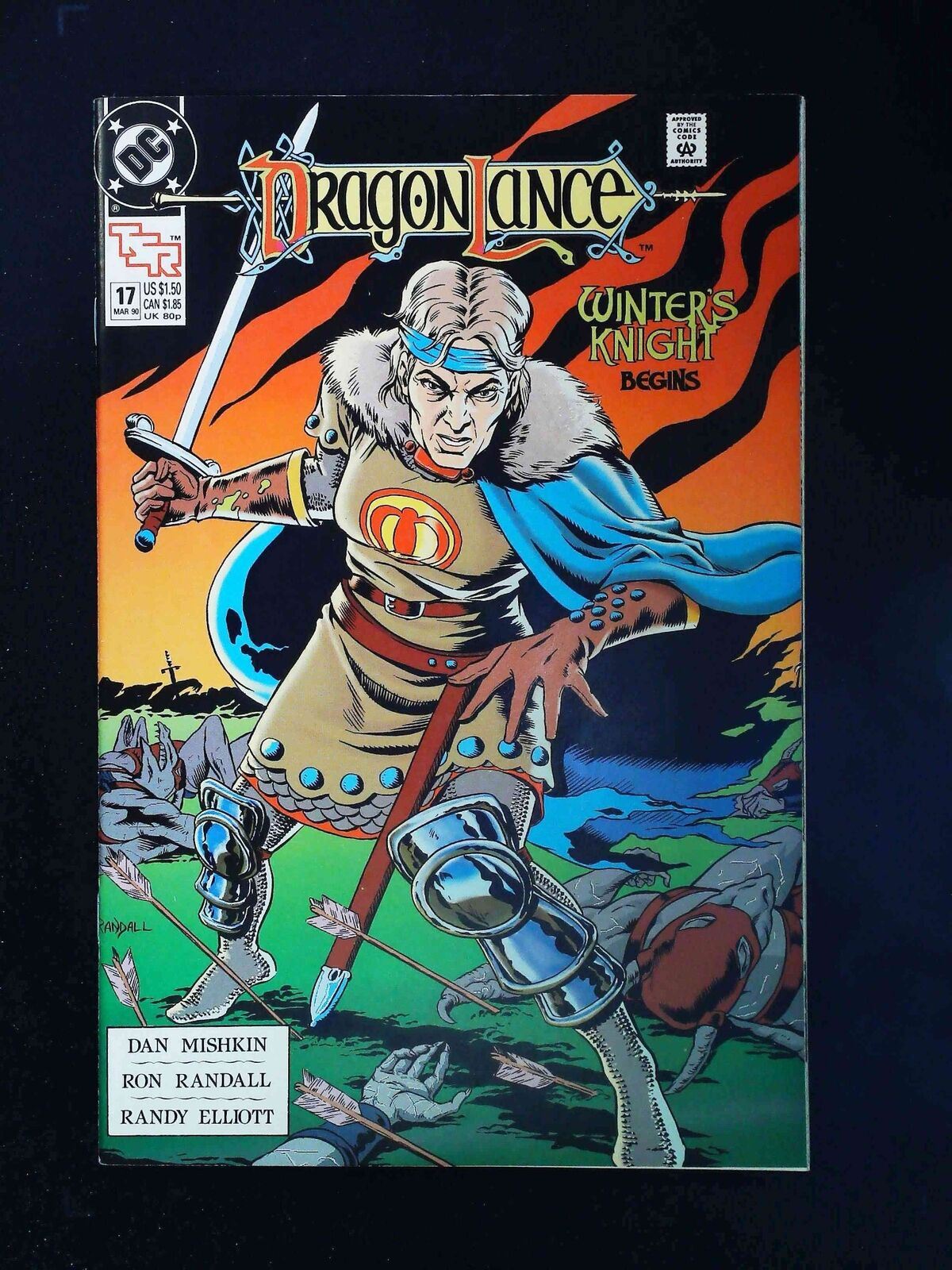 Dragonlance #17 Dc Comics 1990 Vf+