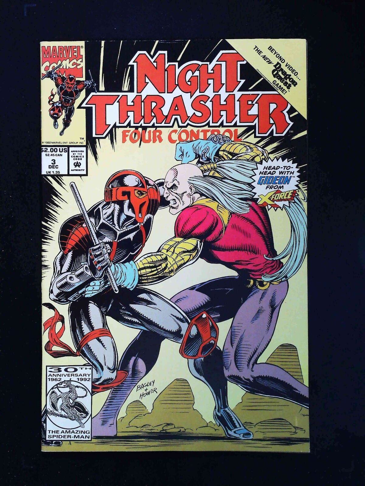 Night Thrasher Four Control #3 Marvel Comics 1992 Vf+