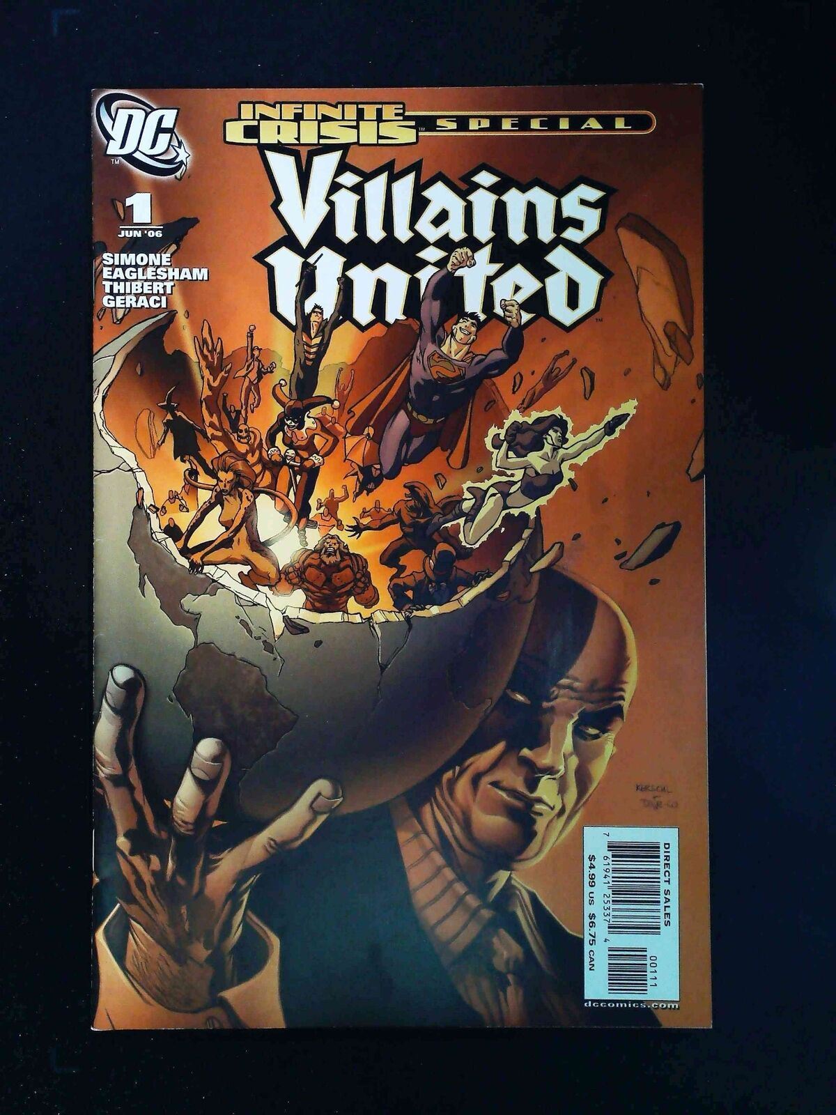 Villains United Infinite Crisis Special #1 Dc Comics 2006 Vf+