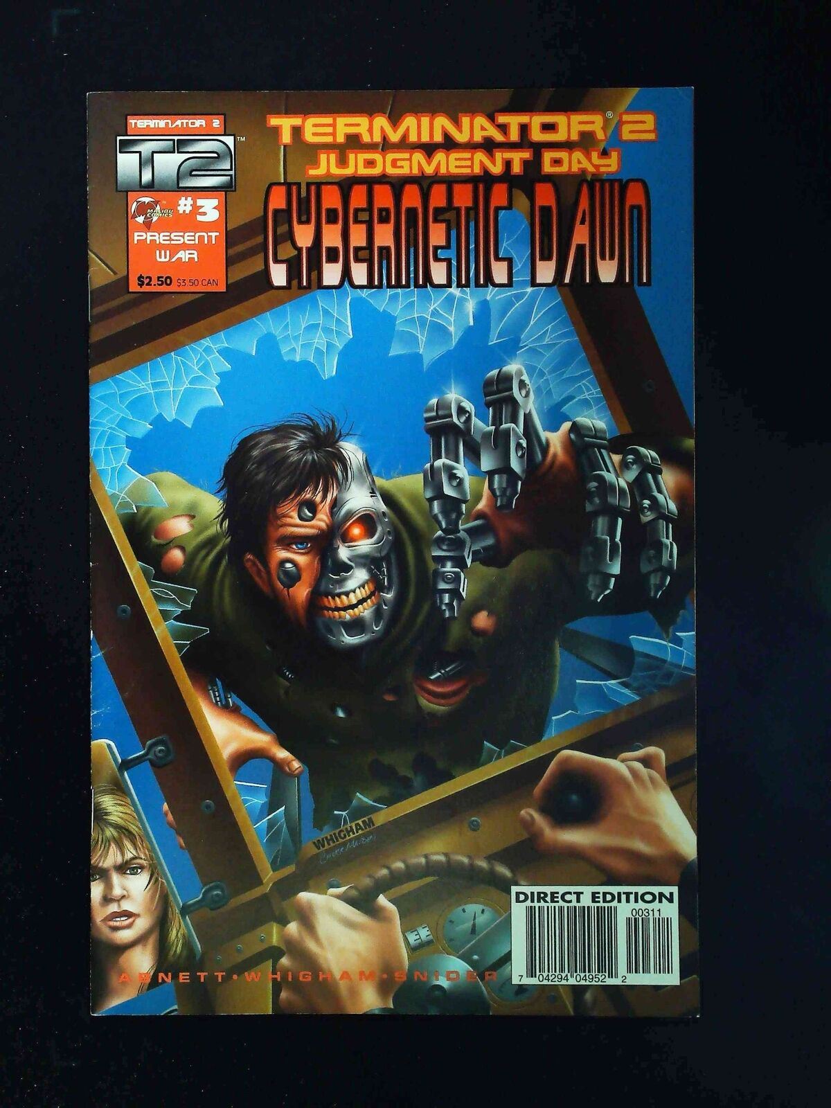 Terminator 2 Cybernetic Dawn #3 Malibu Comics 1996 Vf