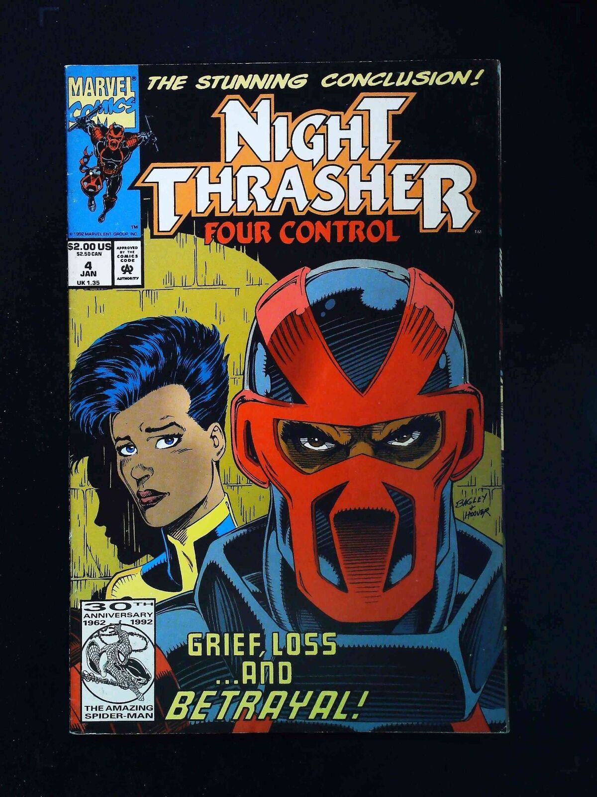 Night Thrasher Four Control #4 Marvel Comics 1993 Vf-