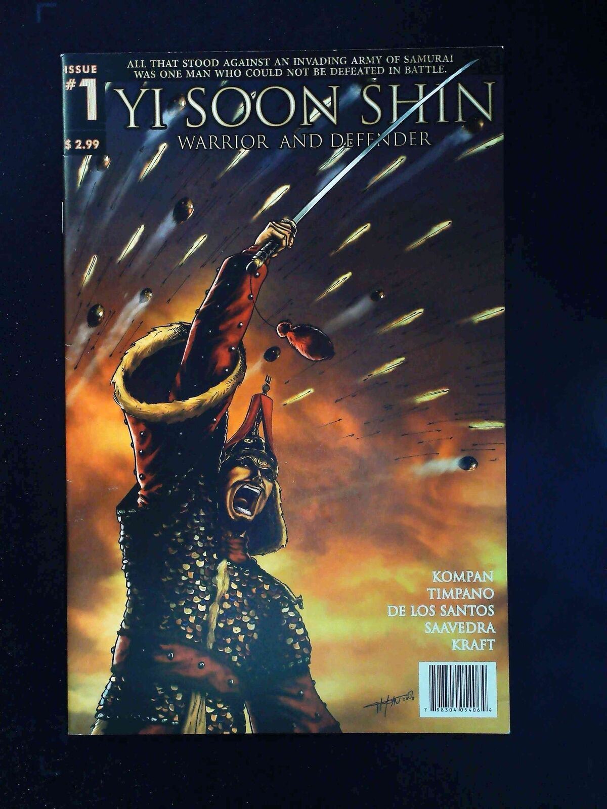 Yi Soon Shin Warrior And Defender #1 Onrie Kompan Comics 2009 Vf+